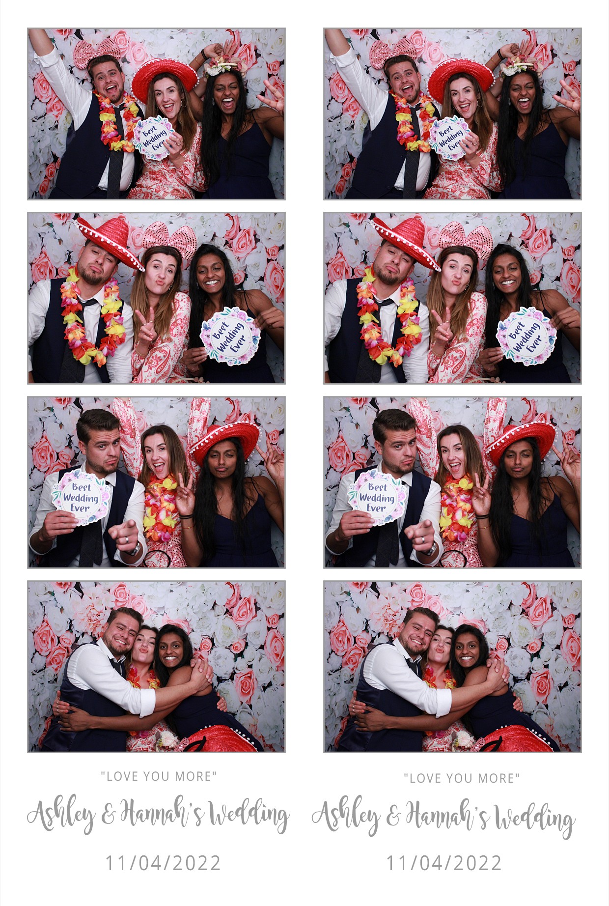Ashley & Hannah's Wedding  | View more photos from the event at gallery.myphotoboothexperience.co.uk/u/MyPhotoBoothExperienceLtd/Ashley-Hannahs-Wedding