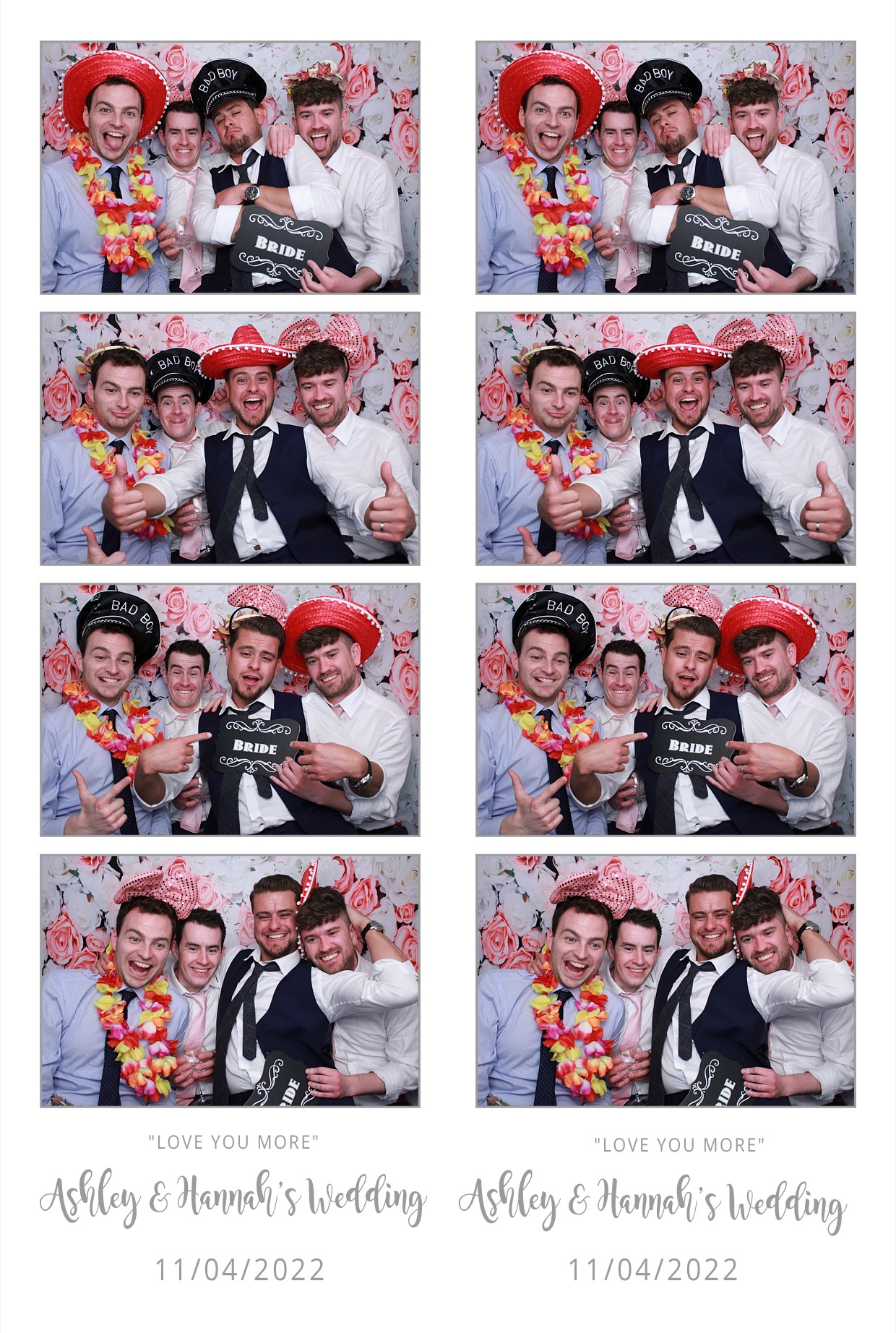Ashley & Hannah's Wedding  | View more photos from the event at gallery.myphotoboothexperience.co.uk/u/MyPhotoBoothExperienceLtd/Ashley-Hannahs-Wedding