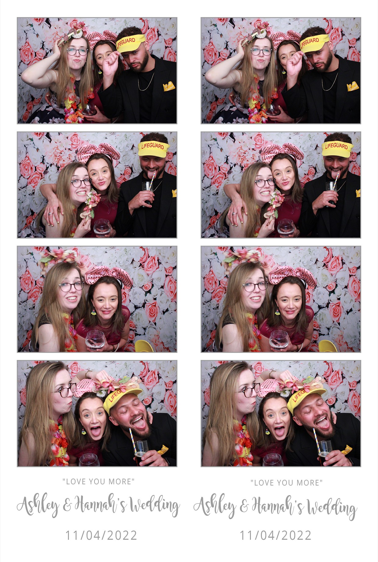 Ashley & Hannah's Wedding  | View more photos from the event at gallery.myphotoboothexperience.co.uk/u/MyPhotoBoothExperienceLtd/Ashley-Hannahs-Wedding