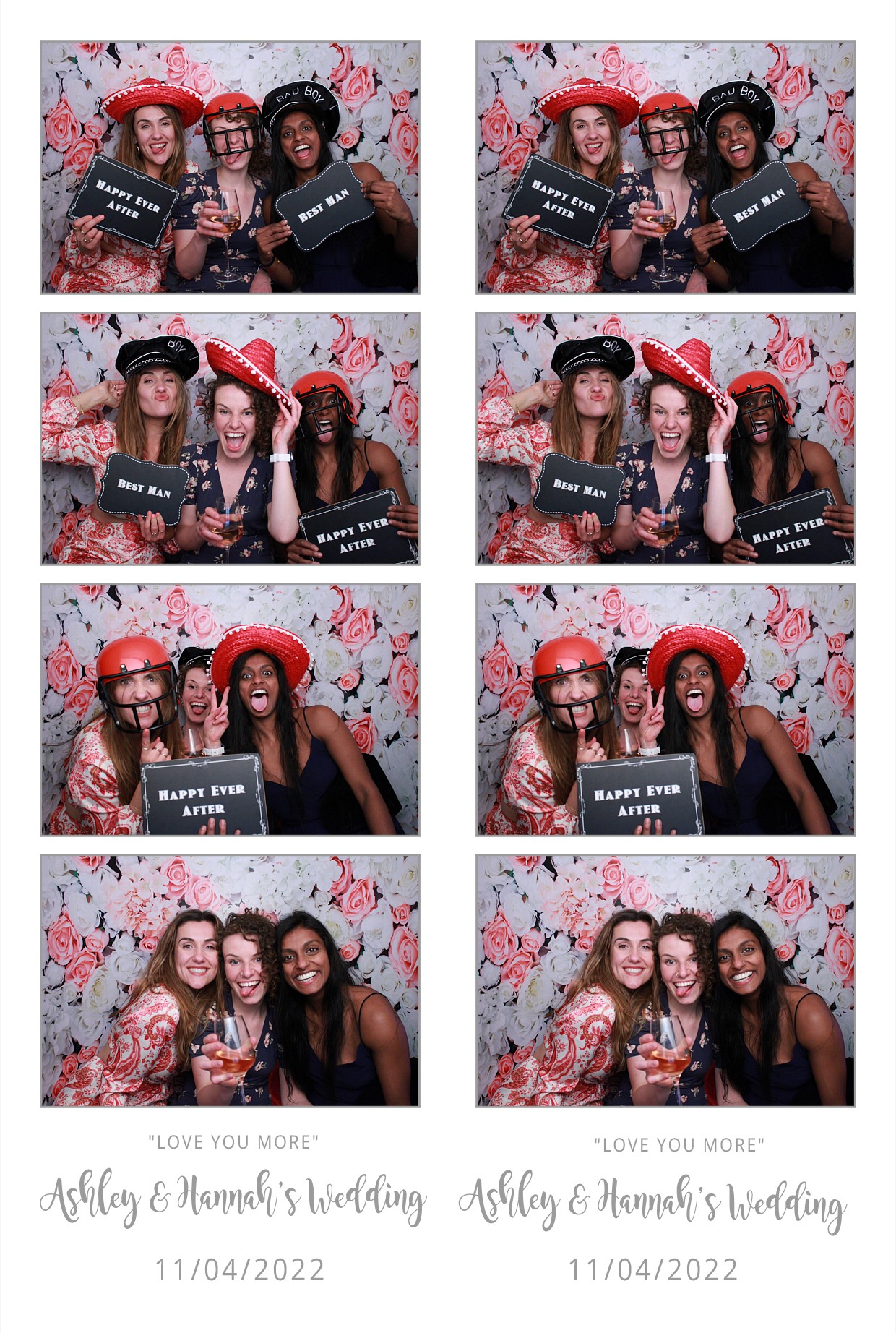 Ashley & Hannah's Wedding  | View more photos from the event at gallery.myphotoboothexperience.co.uk/u/MyPhotoBoothExperienceLtd/Ashley-Hannahs-Wedding