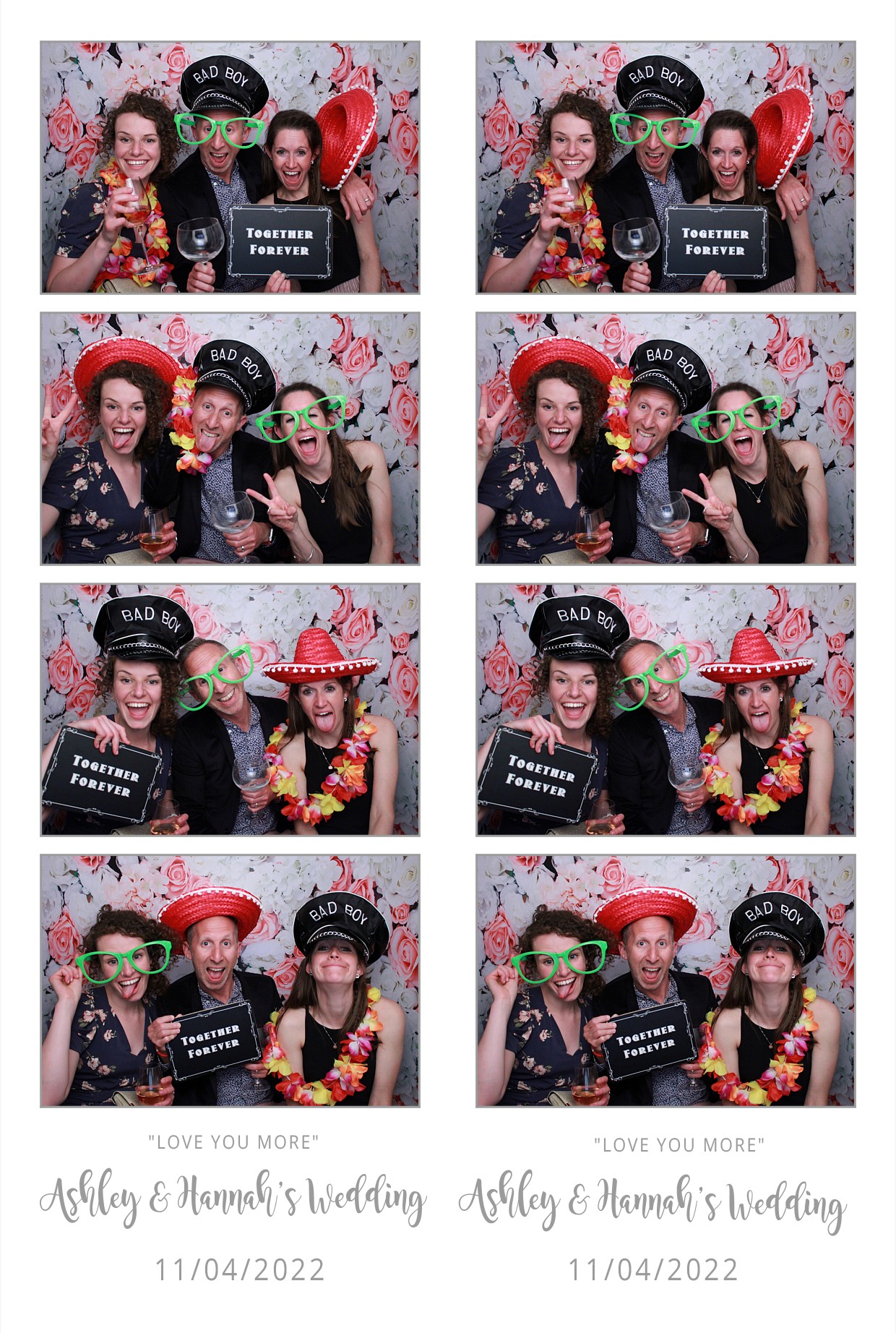 Ashley & Hannah's Wedding  | View more photos from the event at gallery.myphotoboothexperience.co.uk/u/MyPhotoBoothExperienceLtd/Ashley-Hannahs-Wedding