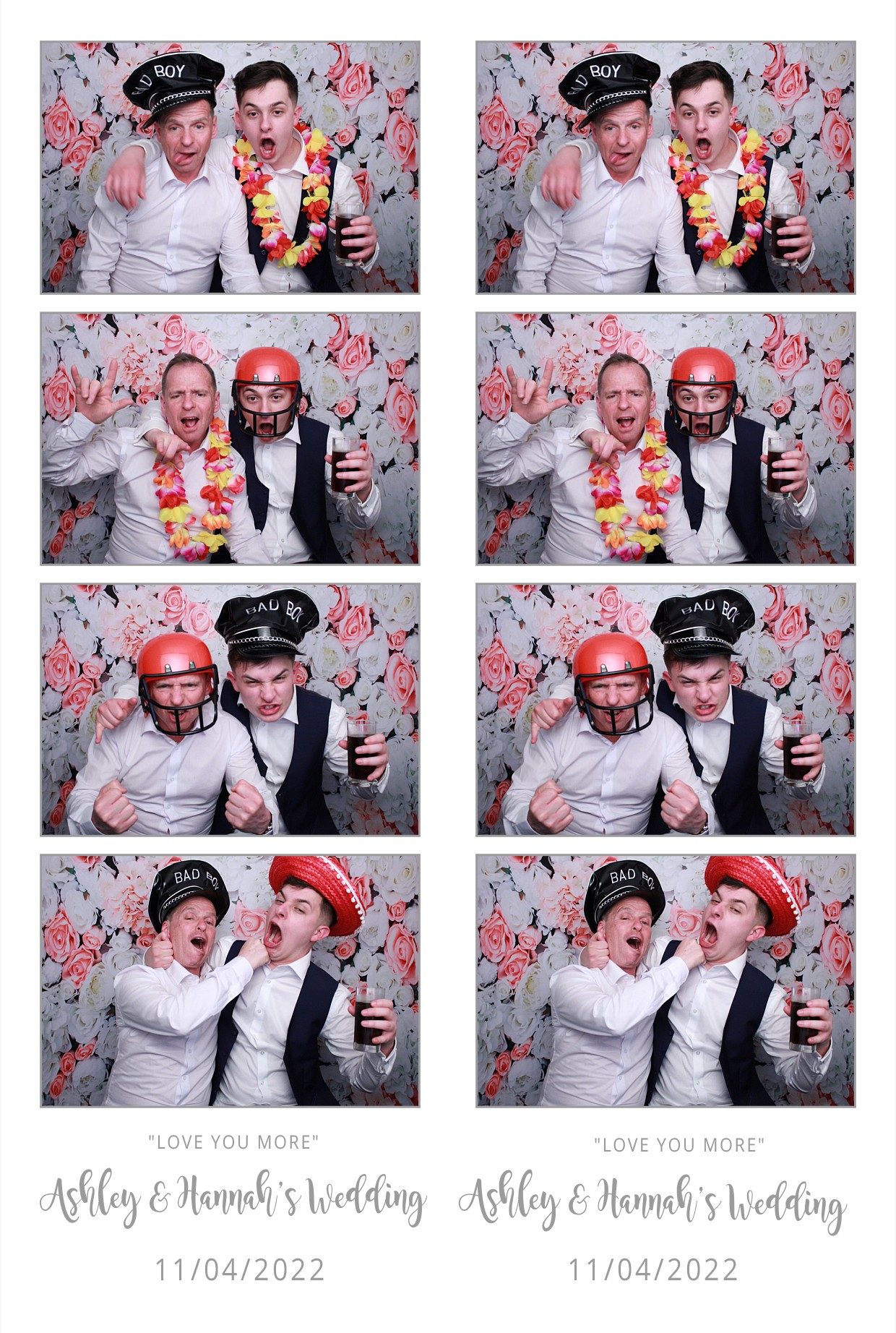 Ashley & Hannah's Wedding  | View more photos from the event at gallery.myphotoboothexperience.co.uk/u/MyPhotoBoothExperienceLtd/Ashley-Hannahs-Wedding