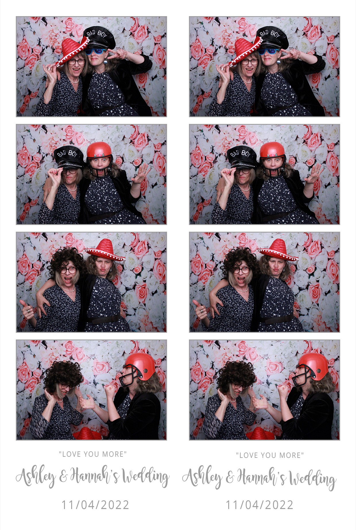 Ashley & Hannah's Wedding  | View more photos from the event at gallery.myphotoboothexperience.co.uk/u/MyPhotoBoothExperienceLtd/Ashley-Hannahs-Wedding