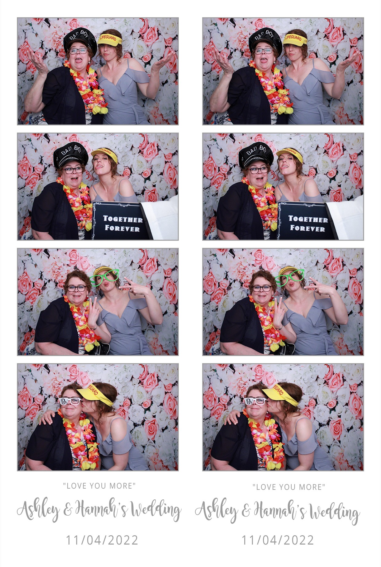 Ashley & Hannah's Wedding  | View more photos from the event at gallery.myphotoboothexperience.co.uk/u/MyPhotoBoothExperienceLtd/Ashley-Hannahs-Wedding