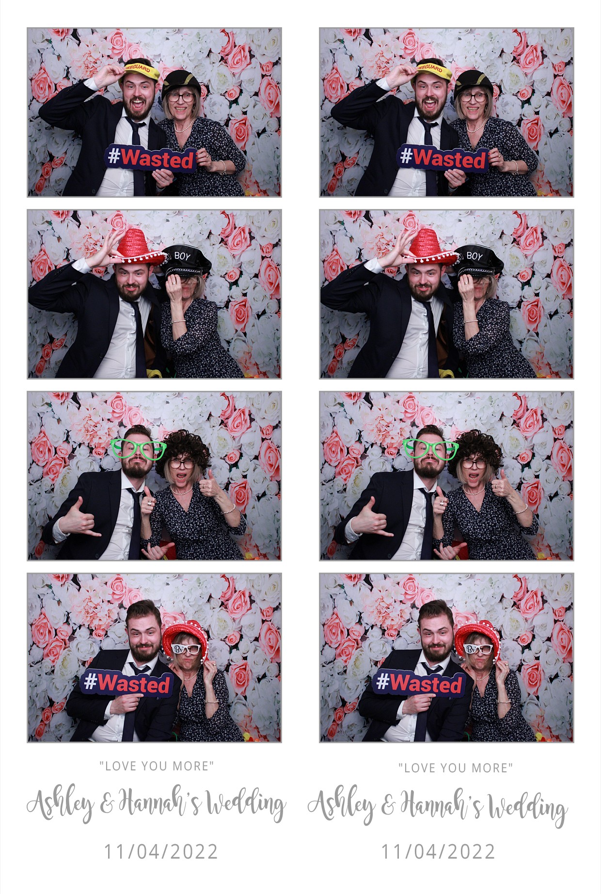 Ashley & Hannah's Wedding  | View more photos from the event at gallery.myphotoboothexperience.co.uk/u/MyPhotoBoothExperienceLtd/Ashley-Hannahs-Wedding