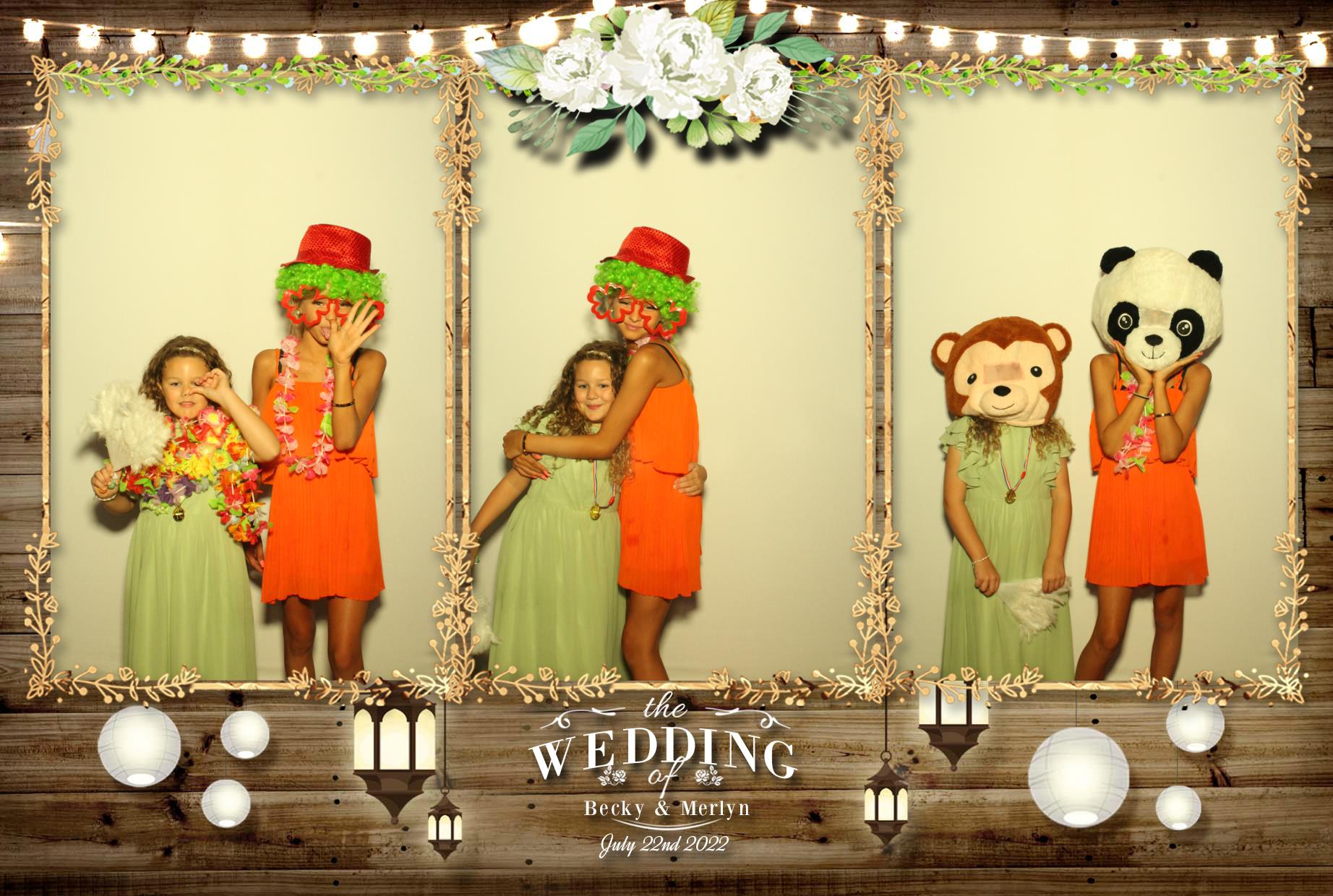Becky & Merlyn's Wedding  | View more photos from the event at gallery.myphotoboothexperience.co.uk/u/MyPhotoBoothExperienceLtd/Becky-Merlyns-Wedding