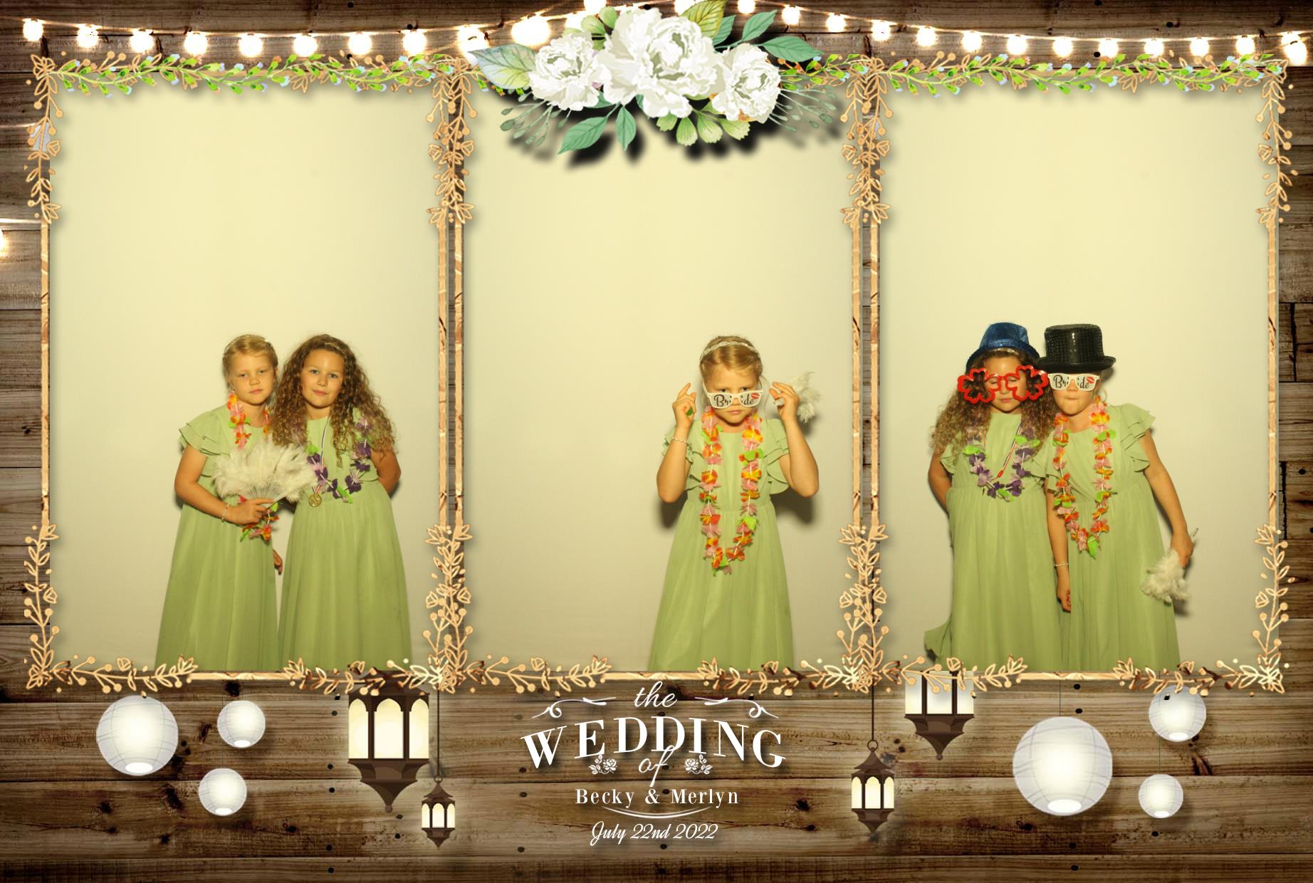 Becky & Merlyn's Wedding  | View more photos from the event at gallery.myphotoboothexperience.co.uk/u/MyPhotoBoothExperienceLtd/Becky-Merlyns-Wedding