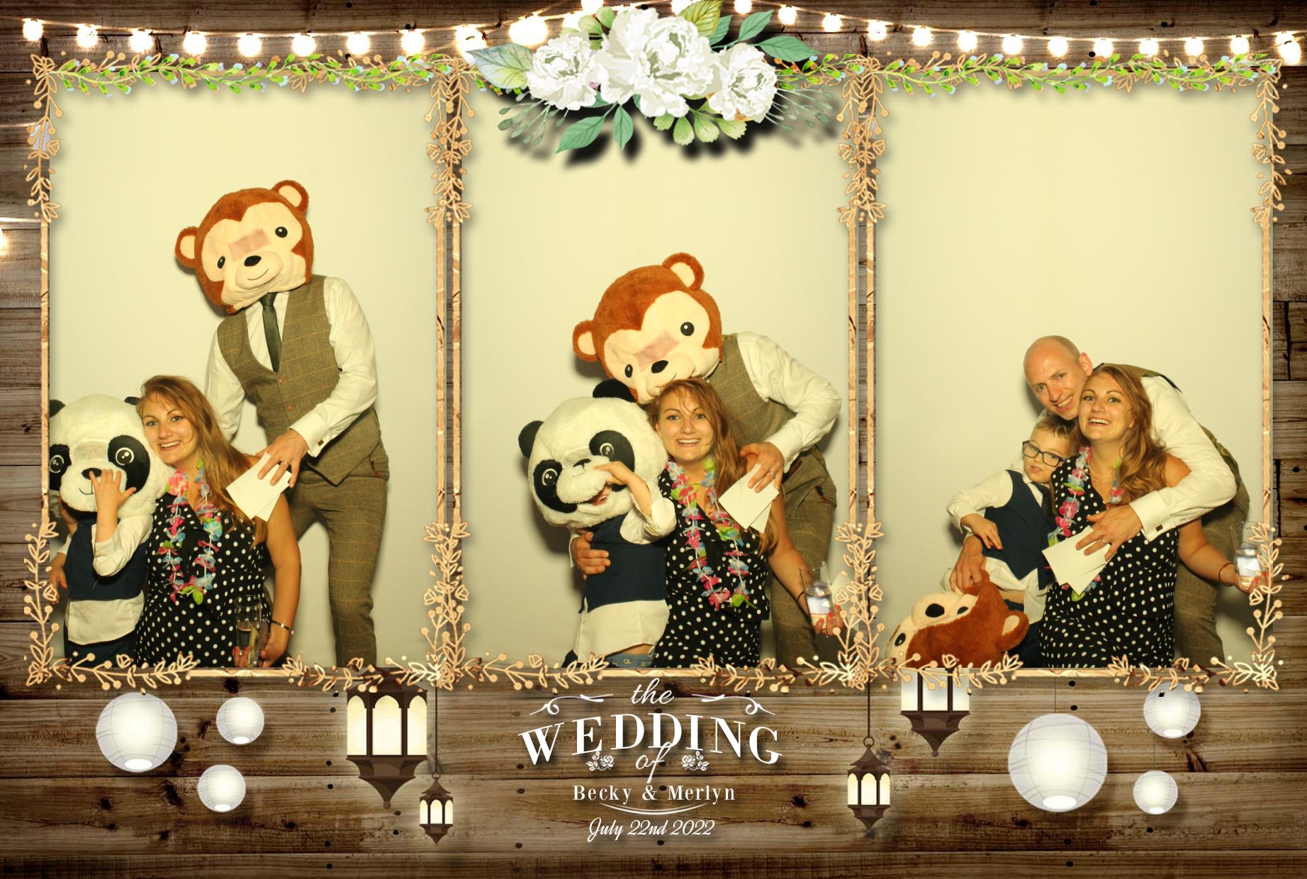 Becky & Merlyn's Wedding  | View more photos from the event at gallery.myphotoboothexperience.co.uk/u/MyPhotoBoothExperienceLtd/Becky-Merlyns-Wedding