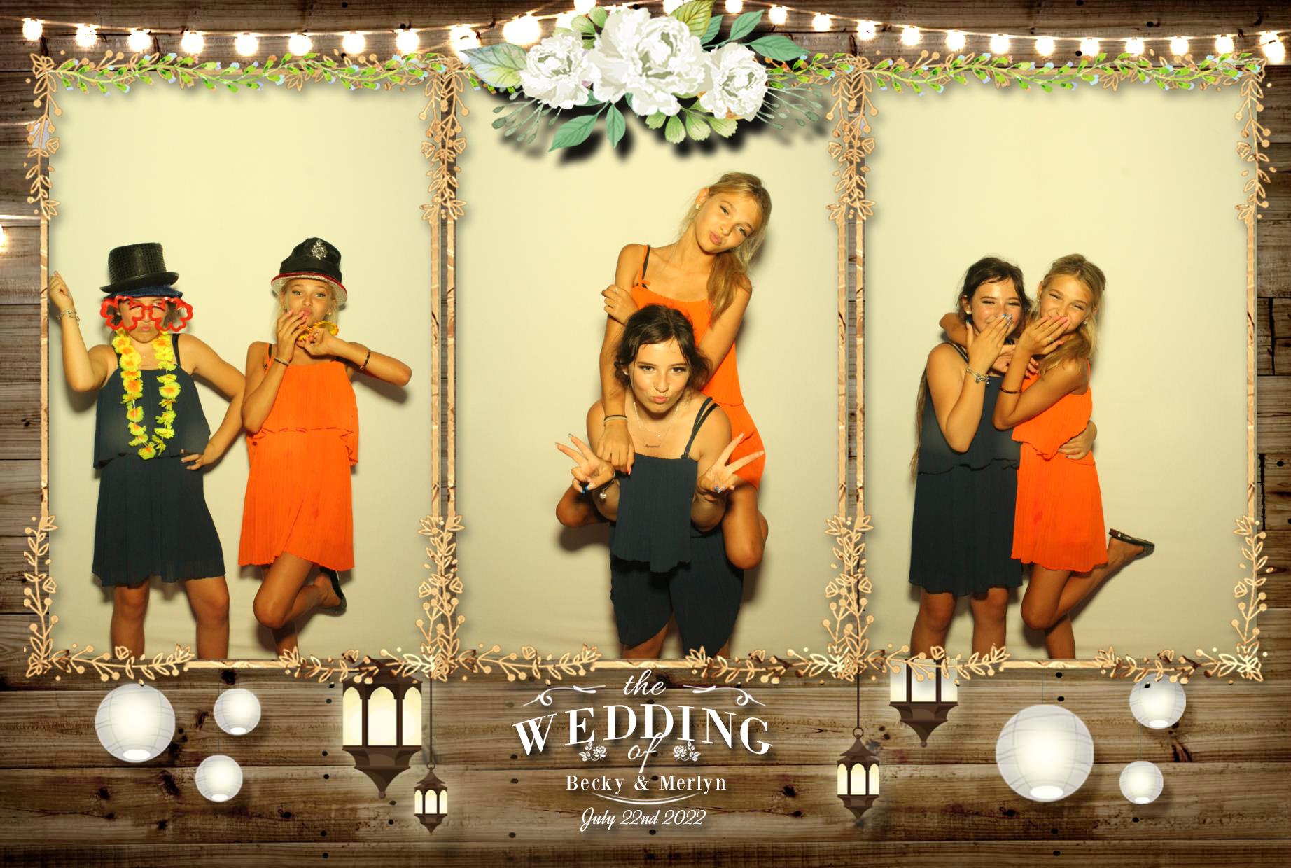 Becky & Merlyn's Wedding  | View more photos from the event at gallery.myphotoboothexperience.co.uk/u/MyPhotoBoothExperienceLtd/Becky-Merlyns-Wedding