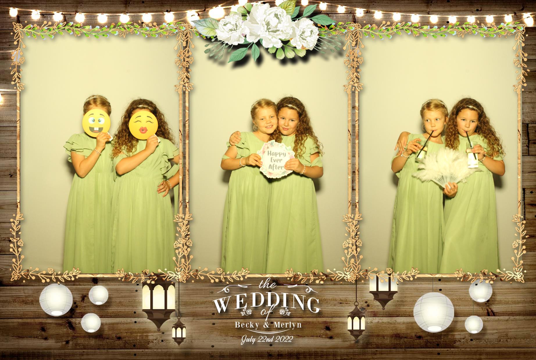 Becky & Merlyn's Wedding  | View more photos from the event at gallery.myphotoboothexperience.co.uk/u/MyPhotoBoothExperienceLtd/Becky-Merlyns-Wedding