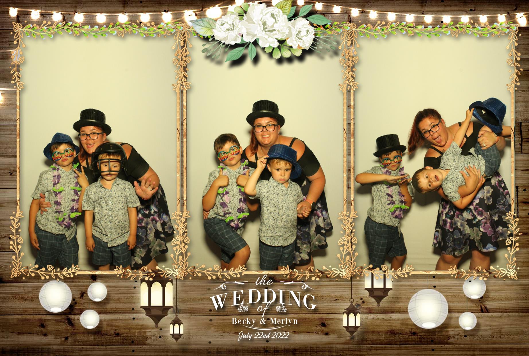 Becky & Merlyn's Wedding  | View more photos from the event at gallery.myphotoboothexperience.co.uk/u/MyPhotoBoothExperienceLtd/Becky-Merlyns-Wedding