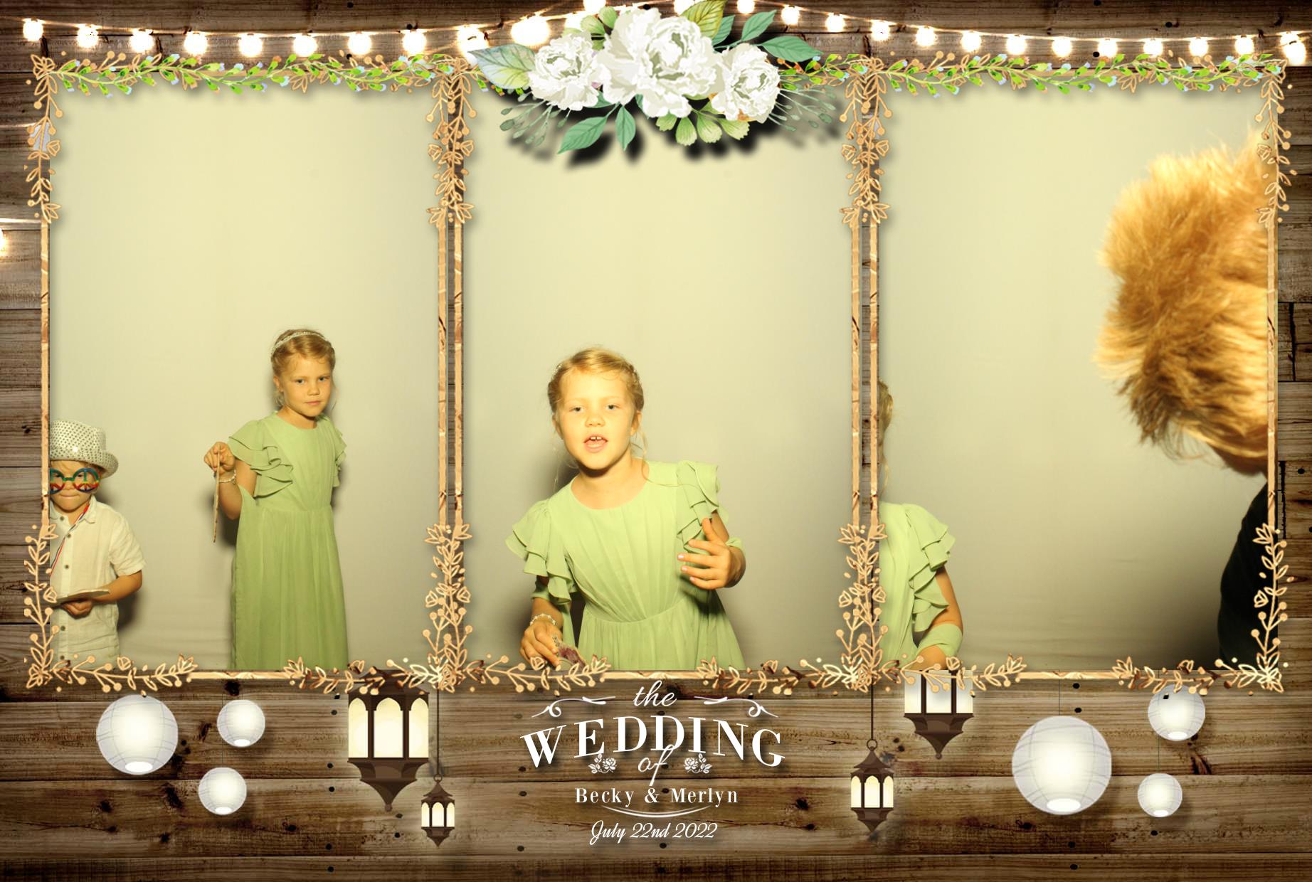 Becky & Merlyn's Wedding  | View more photos from the event at gallery.myphotoboothexperience.co.uk/u/MyPhotoBoothExperienceLtd/Becky-Merlyns-Wedding