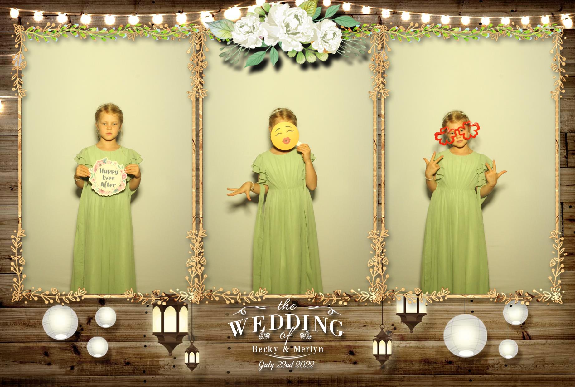 Becky & Merlyn's Wedding  | View more photos from the event at gallery.myphotoboothexperience.co.uk/u/MyPhotoBoothExperienceLtd/Becky-Merlyns-Wedding