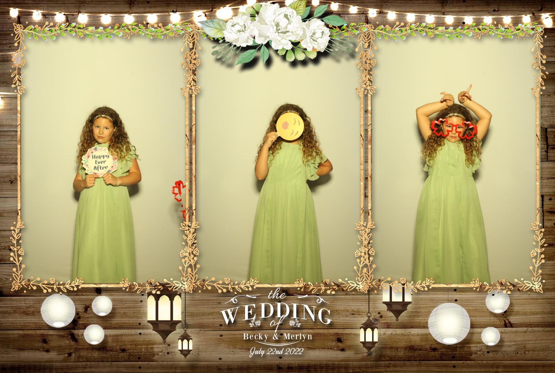 Becky & Merlyn's Wedding  | View more photos from the event at gallery.myphotoboothexperience.co.uk/u/MyPhotoBoothExperienceLtd/Becky-Merlyns-Wedding