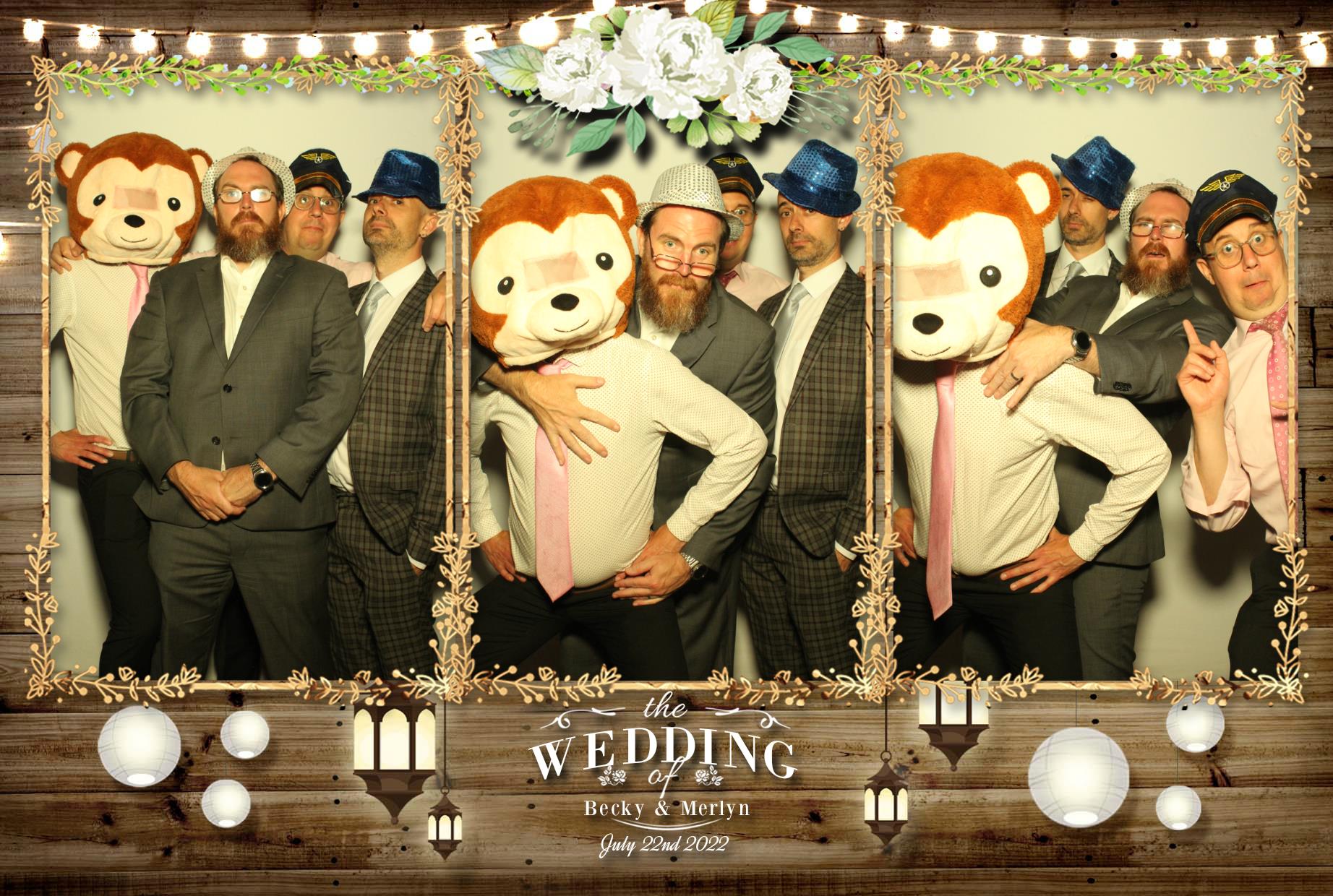 Becky & Merlyn's Wedding  | View more photos from the event at gallery.myphotoboothexperience.co.uk/u/MyPhotoBoothExperienceLtd/Becky-Merlyns-Wedding