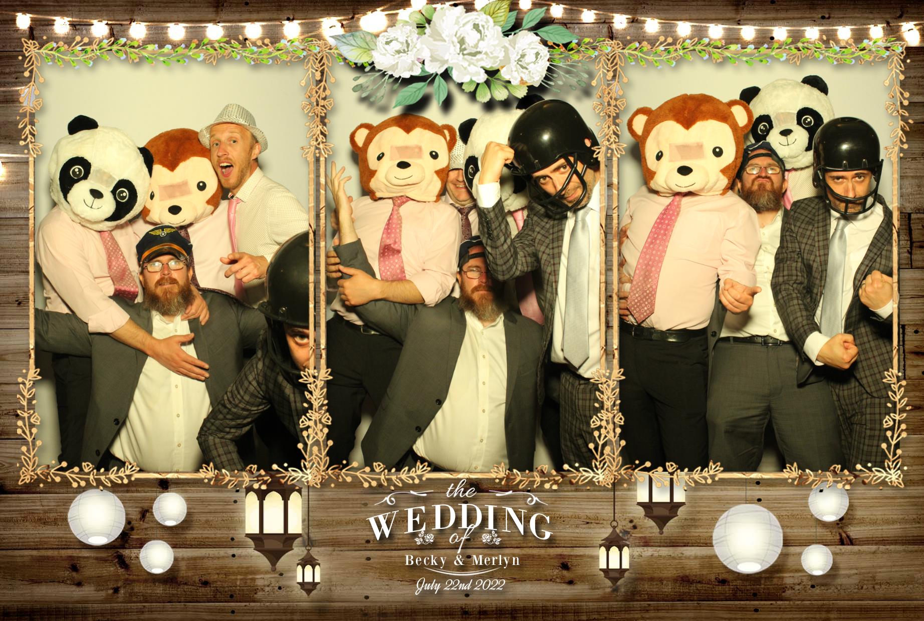 Becky & Merlyn's Wedding  | View more photos from the event at gallery.myphotoboothexperience.co.uk/u/MyPhotoBoothExperienceLtd/Becky-Merlyns-Wedding