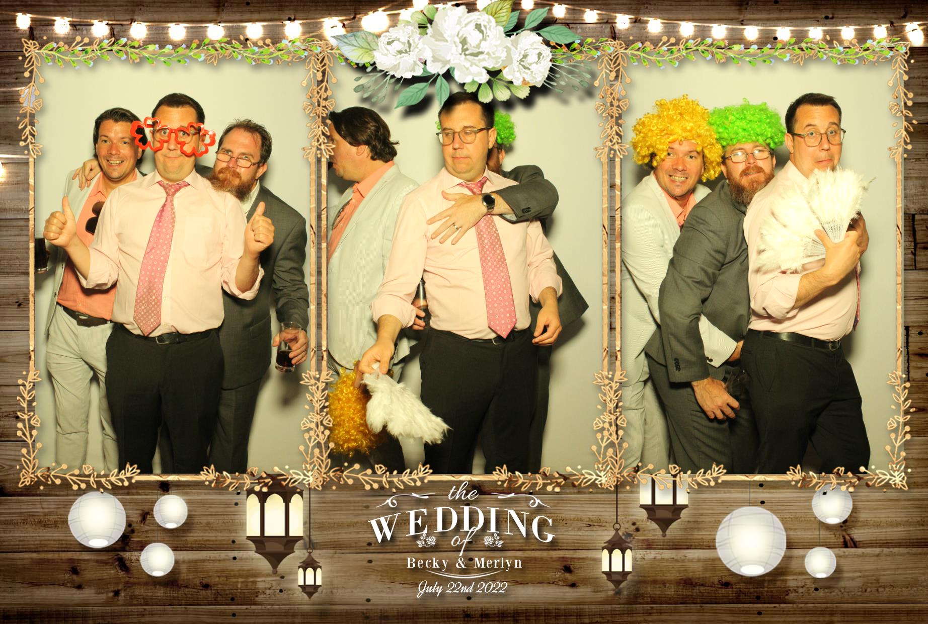Becky & Merlyn's Wedding  | View more photos from the event at gallery.myphotoboothexperience.co.uk/u/MyPhotoBoothExperienceLtd/Becky-Merlyns-Wedding