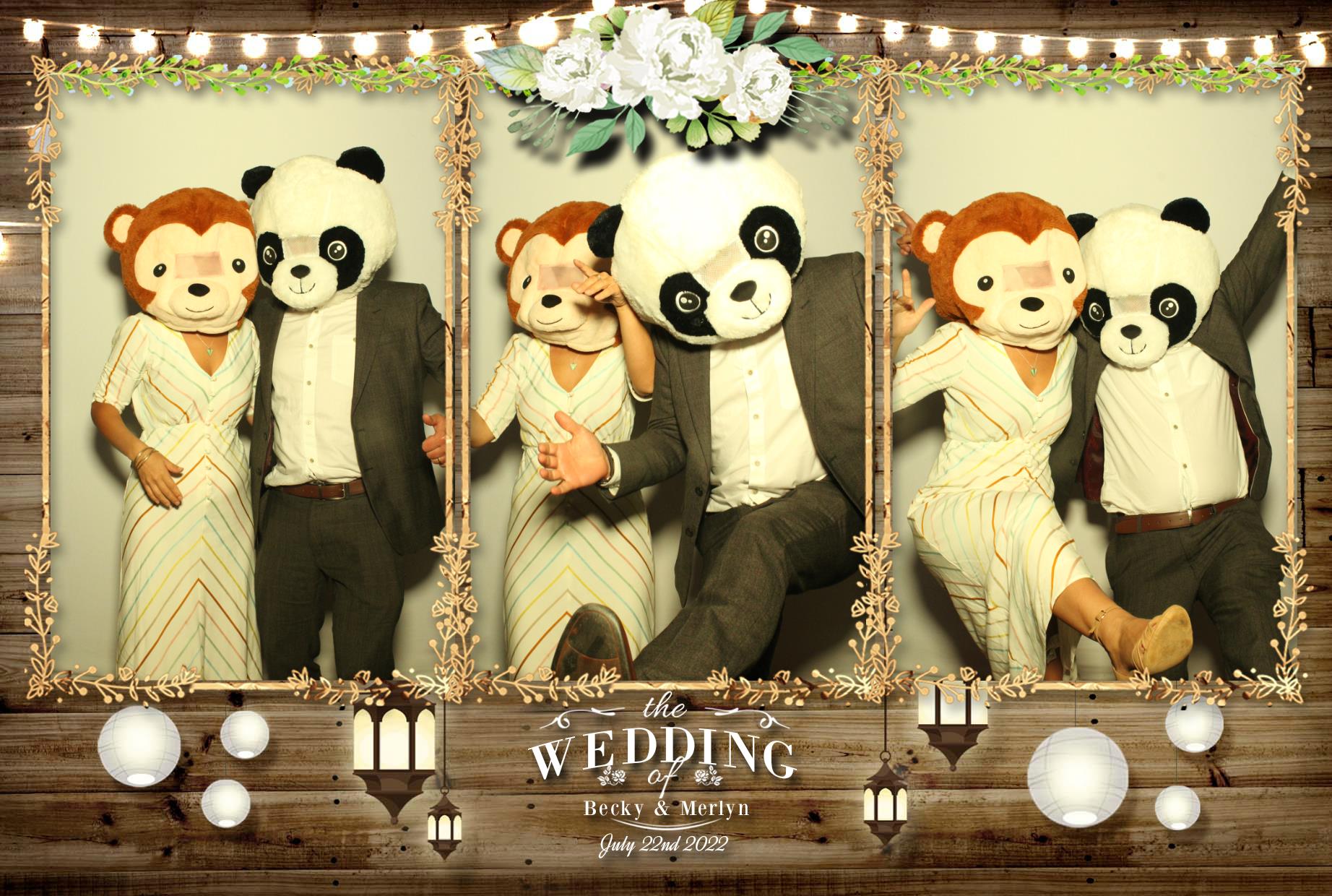 Becky & Merlyn's Wedding  | View more photos from the event at gallery.myphotoboothexperience.co.uk/u/MyPhotoBoothExperienceLtd/Becky-Merlyns-Wedding