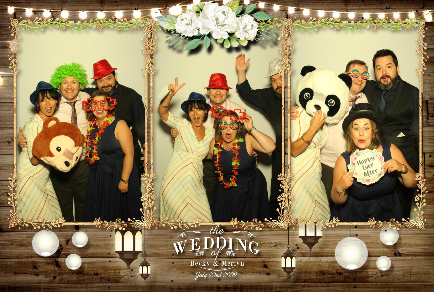 Becky & Merlyn's Wedding  | View more photos from the event at gallery.myphotoboothexperience.co.uk/u/MyPhotoBoothExperienceLtd/Becky-Merlyns-Wedding