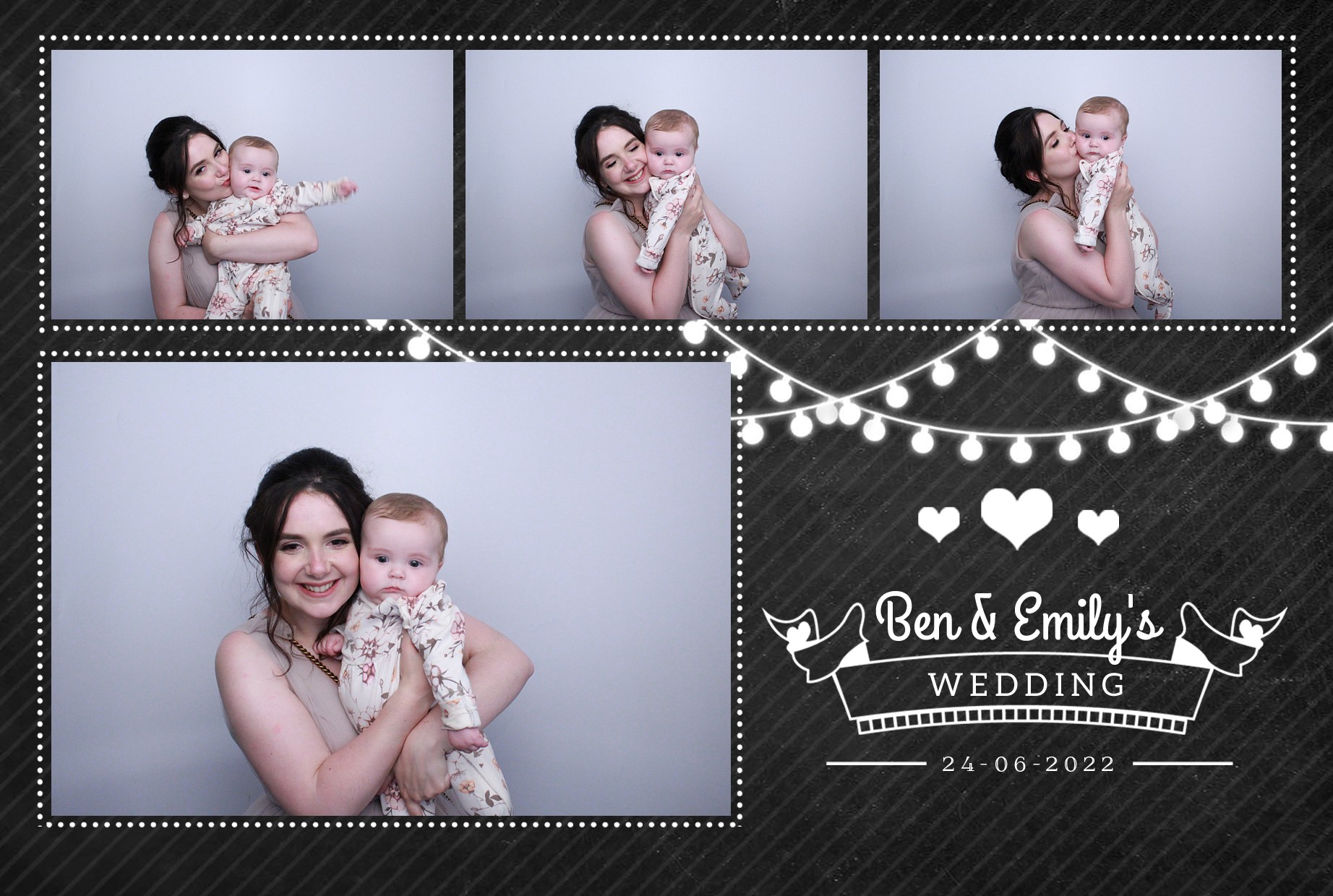 Ben & Emily's Wedding  | View more photos from the event at gallery.myphotoboothexperience.co.uk/u/MyPhotoBoothExperienceLtd/Ben-Emilys-Wedding