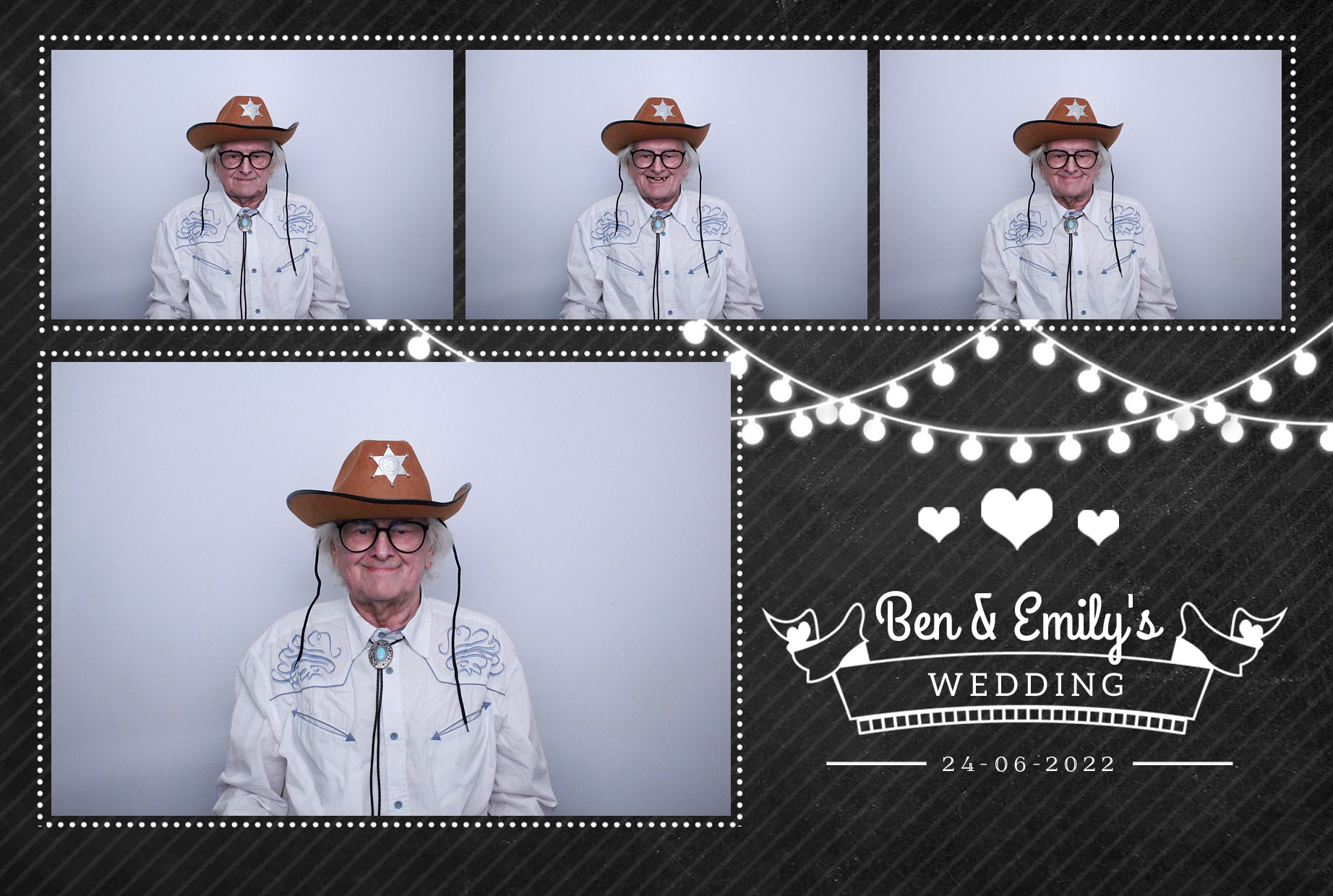 Ben & Emily's Wedding  | View more photos from the event at gallery.myphotoboothexperience.co.uk/u/MyPhotoBoothExperienceLtd/Ben-Emilys-Wedding