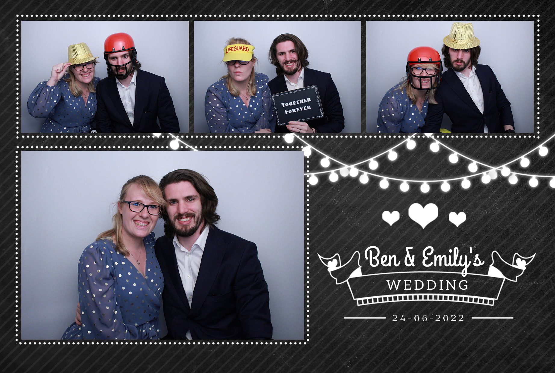 Ben & Emily's Wedding  | View more photos from the event at gallery.myphotoboothexperience.co.uk/u/MyPhotoBoothExperienceLtd/Ben-Emilys-Wedding