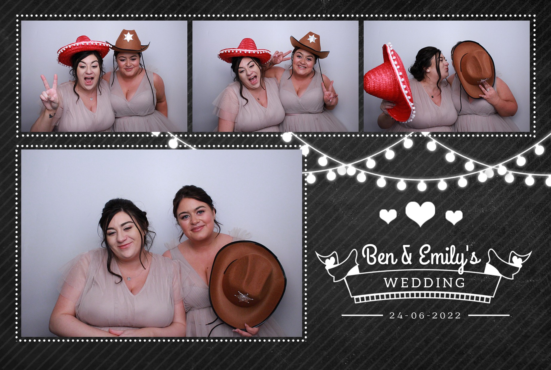 Ben & Emily's Wedding  | View more photos from the event at gallery.myphotoboothexperience.co.uk/u/MyPhotoBoothExperienceLtd/Ben-Emilys-Wedding