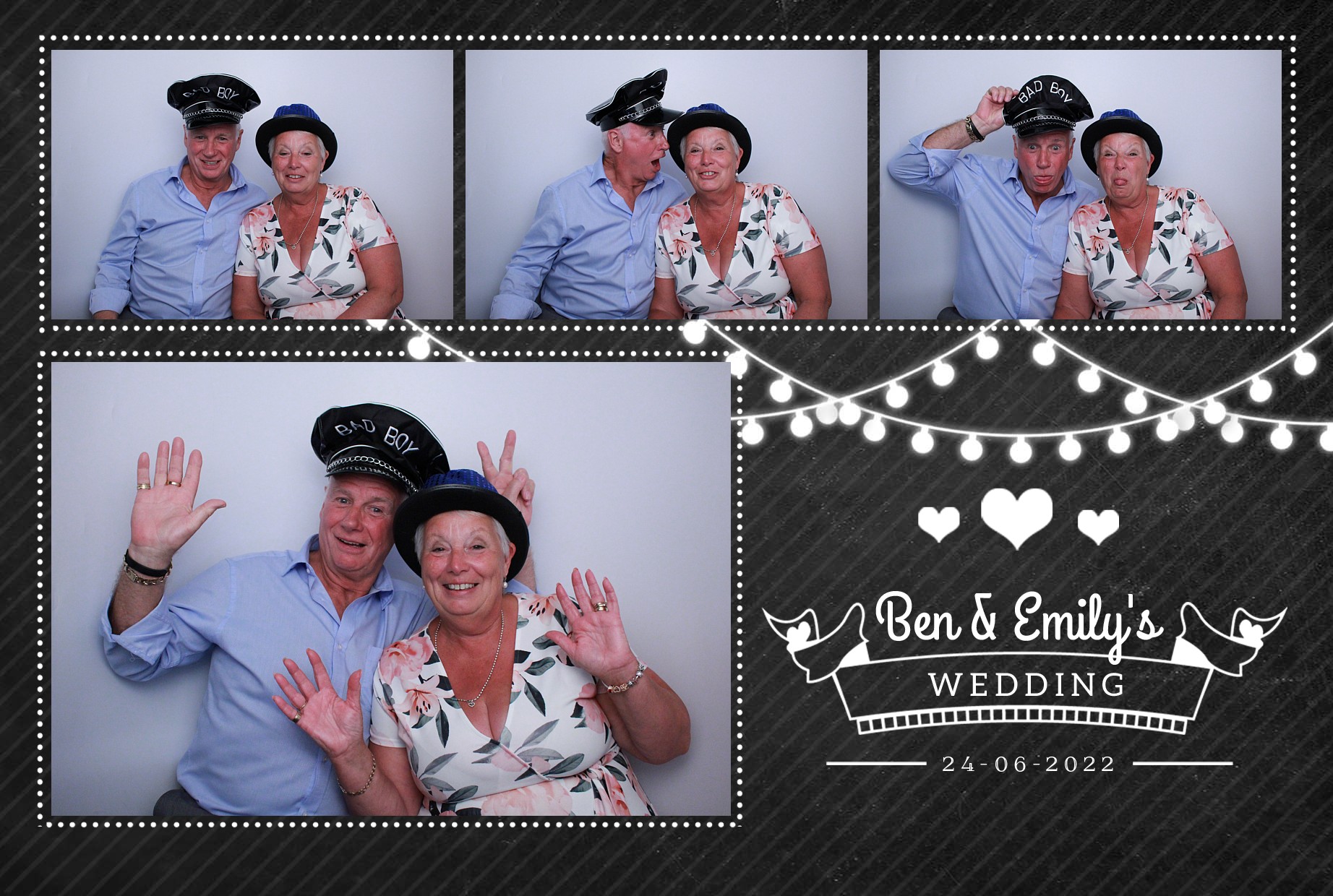 Ben & Emily's Wedding  | View more photos from the event at gallery.myphotoboothexperience.co.uk/u/MyPhotoBoothExperienceLtd/Ben-Emilys-Wedding