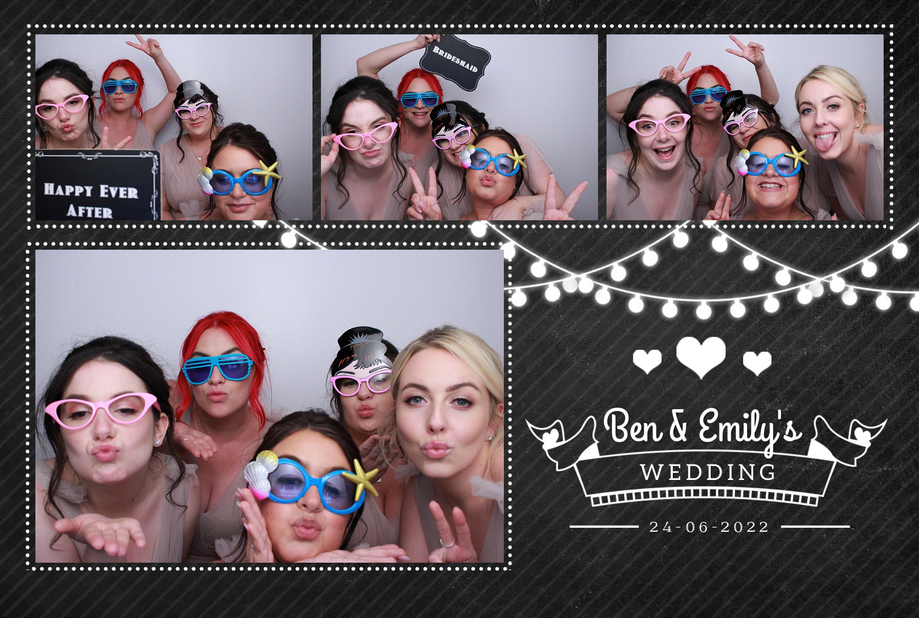Ben & Emily's Wedding  | View more photos from the event at gallery.myphotoboothexperience.co.uk/u/MyPhotoBoothExperienceLtd/Ben-Emilys-Wedding