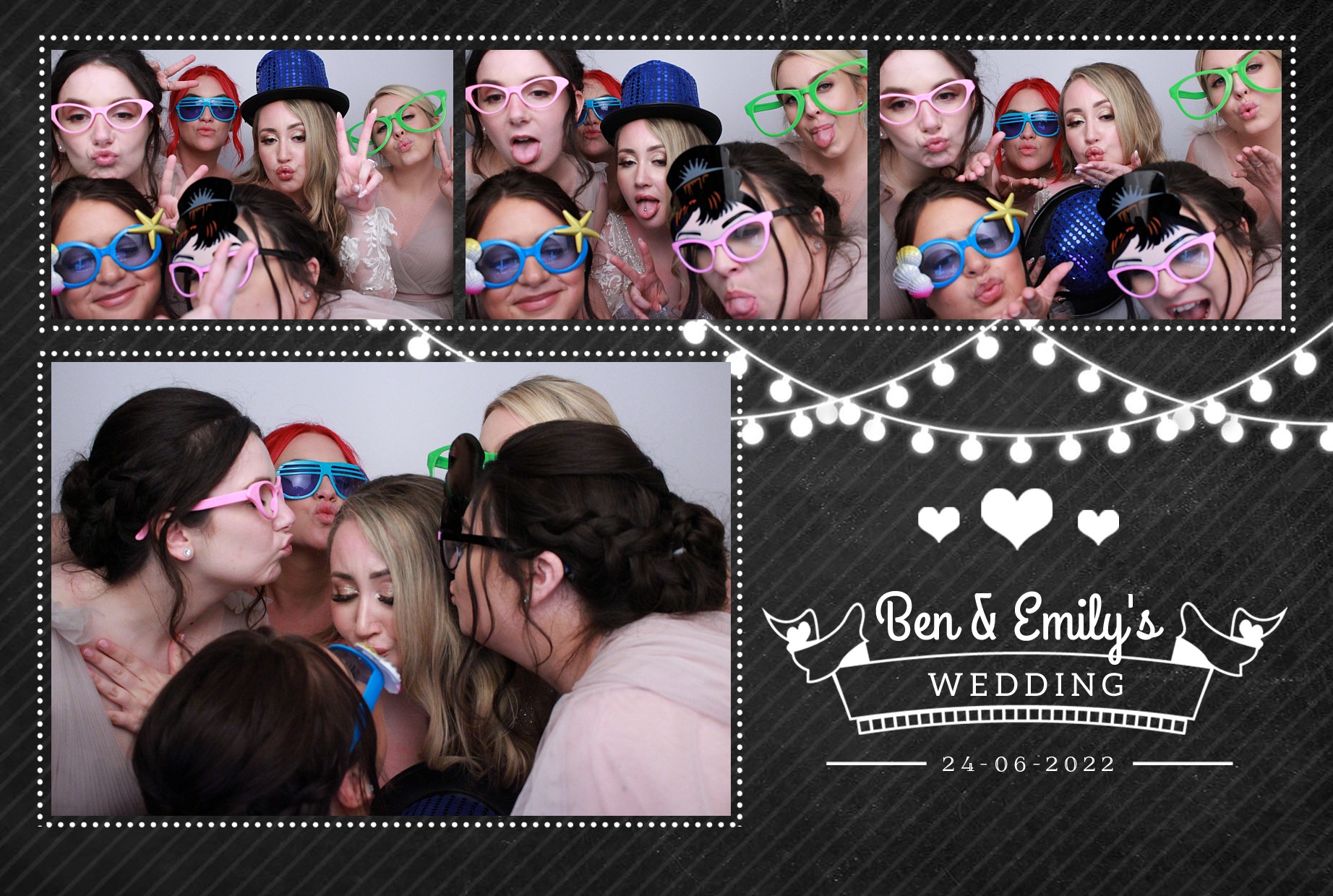 Ben & Emily's Wedding  | View more photos from the event at gallery.myphotoboothexperience.co.uk/u/MyPhotoBoothExperienceLtd/Ben-Emilys-Wedding
