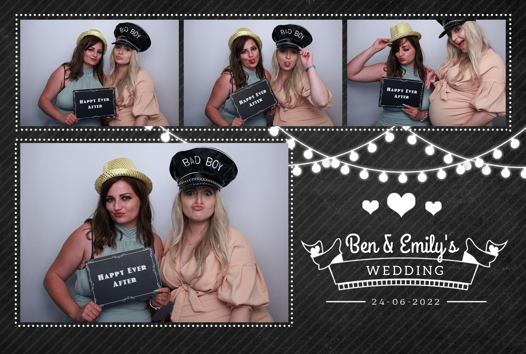 Ben & Emily's Wedding  | View more photos from the event at gallery.myphotoboothexperience.co.uk/u/MyPhotoBoothExperienceLtd/Ben-Emilys-Wedding