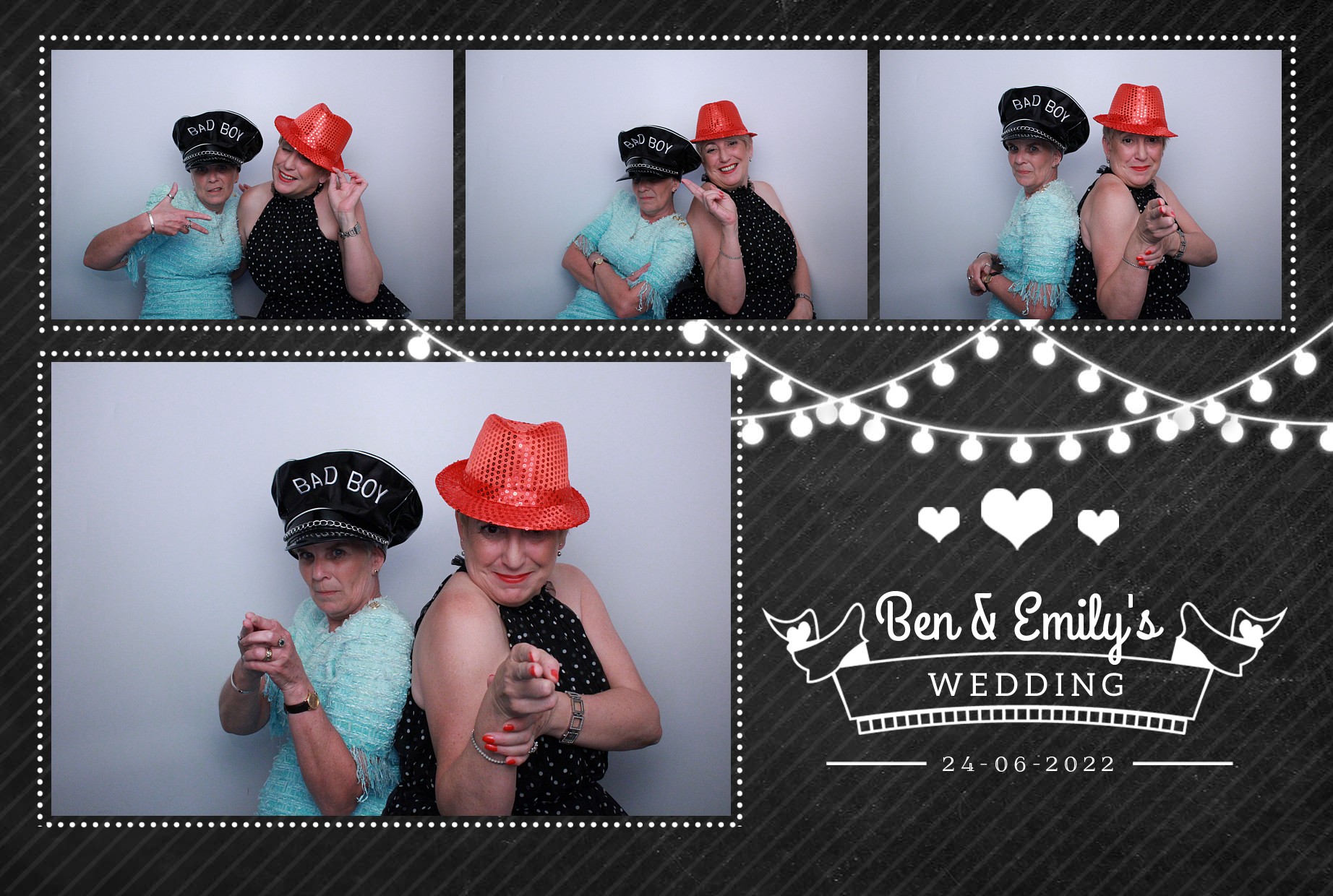 Ben & Emily's Wedding  | View more photos from the event at gallery.myphotoboothexperience.co.uk/u/MyPhotoBoothExperienceLtd/Ben-Emilys-Wedding