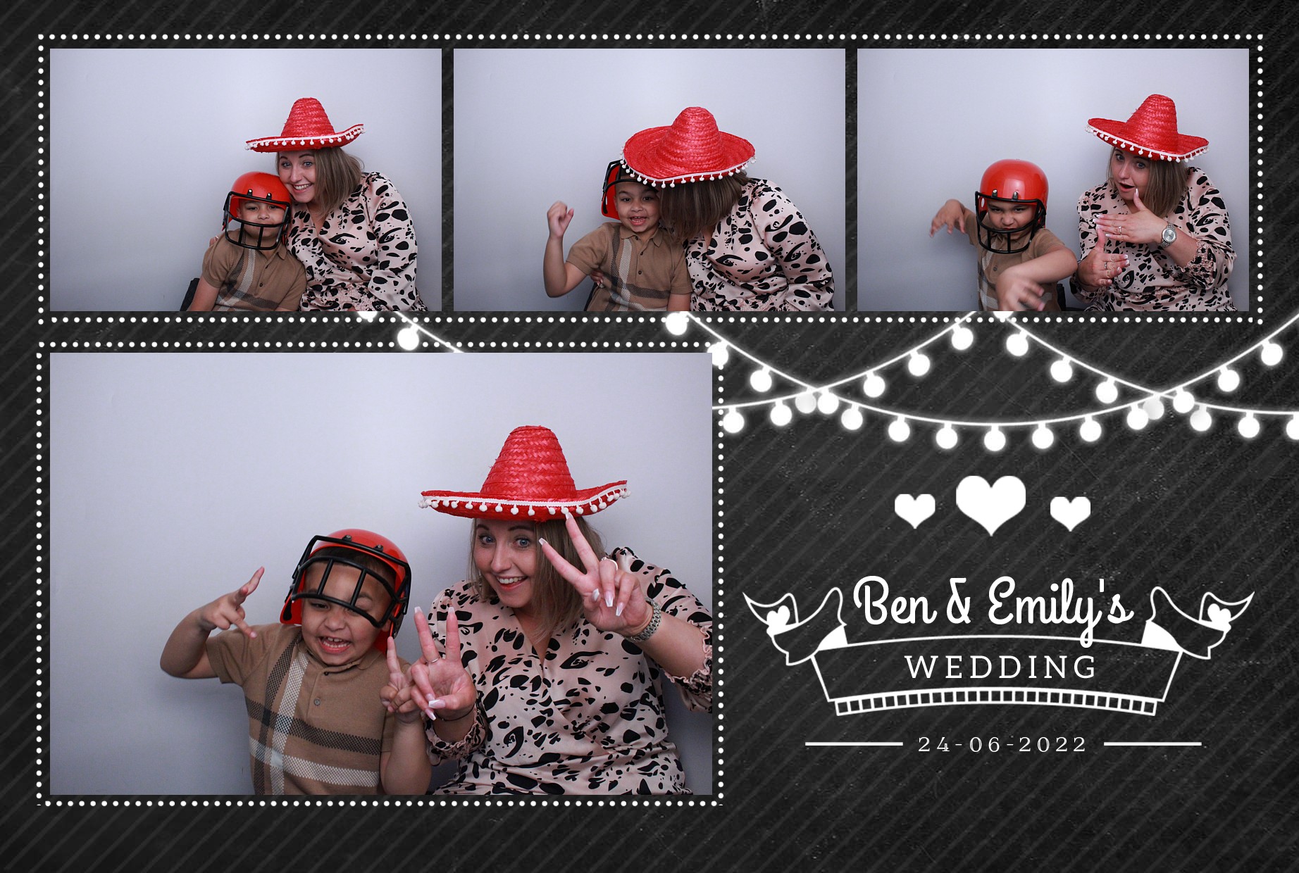 Ben & Emily's Wedding  | View more photos from the event at gallery.myphotoboothexperience.co.uk/u/MyPhotoBoothExperienceLtd/Ben-Emilys-Wedding