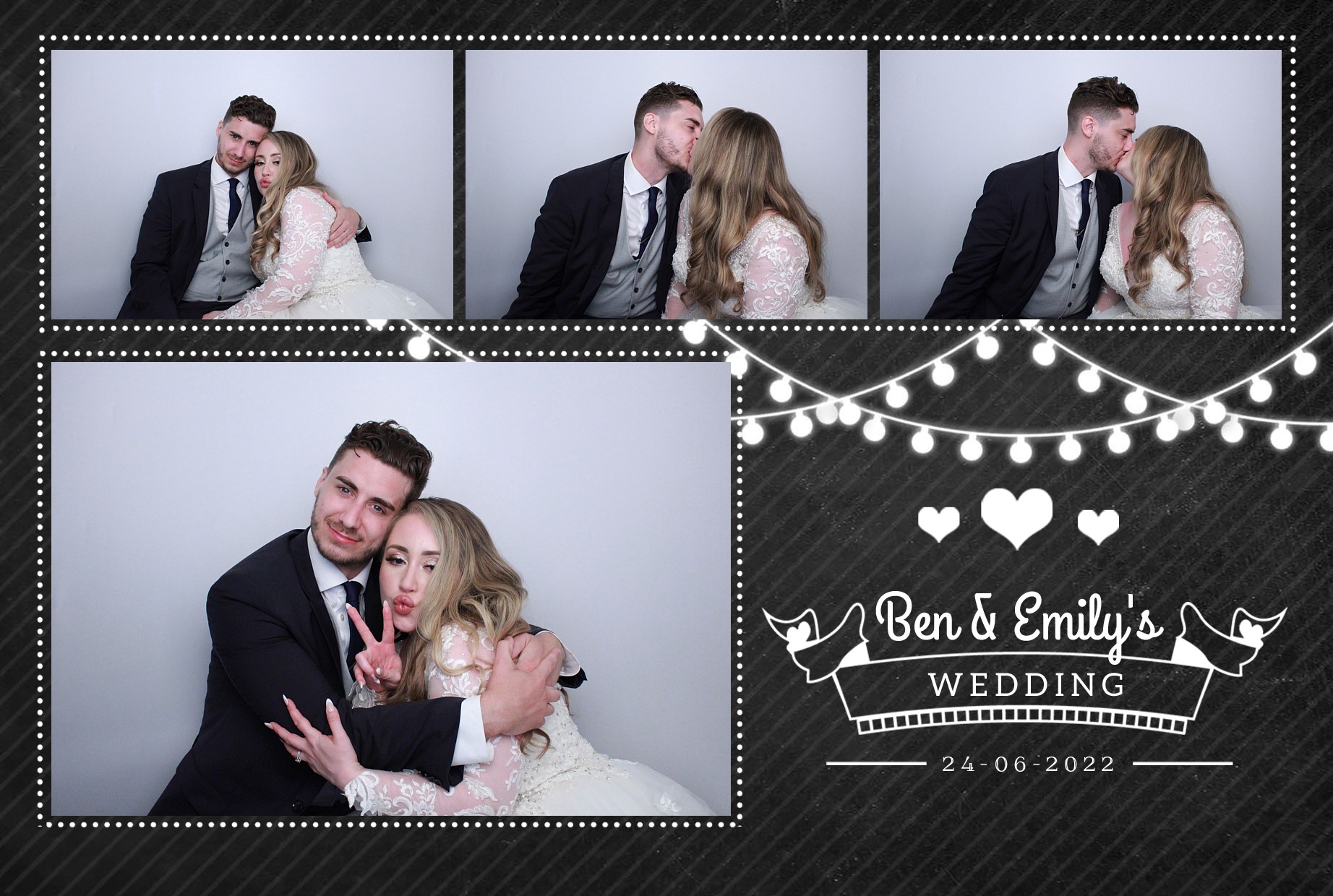 Ben & Emily's Wedding  | View more photos from the event at gallery.myphotoboothexperience.co.uk/u/MyPhotoBoothExperienceLtd/Ben-Emilys-Wedding