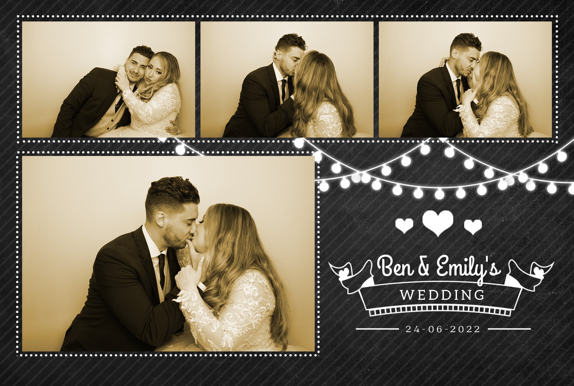 Ben & Emily's Wedding  | View more photos from the event at gallery.myphotoboothexperience.co.uk/u/MyPhotoBoothExperienceLtd/Ben-Emilys-Wedding