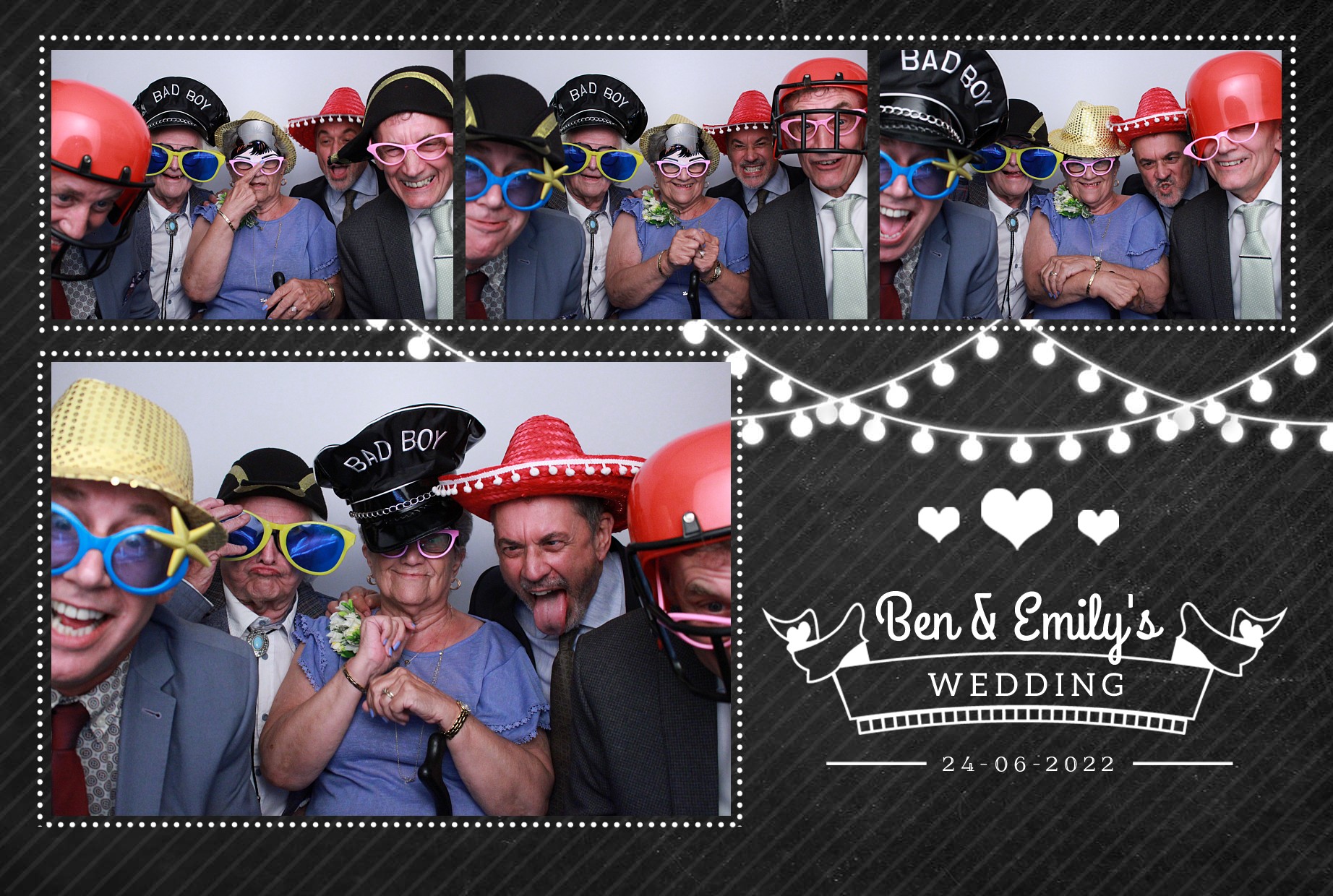 Ben & Emily's Wedding  | View more photos from the event at gallery.myphotoboothexperience.co.uk/u/MyPhotoBoothExperienceLtd/Ben-Emilys-Wedding