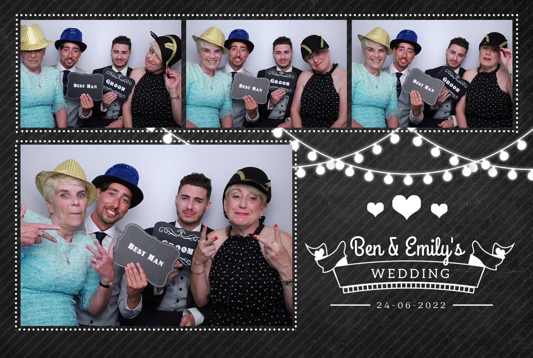 Ben & Emily's Wedding  | View more photos from the event at gallery.myphotoboothexperience.co.uk/u/MyPhotoBoothExperienceLtd/Ben-Emilys-Wedding