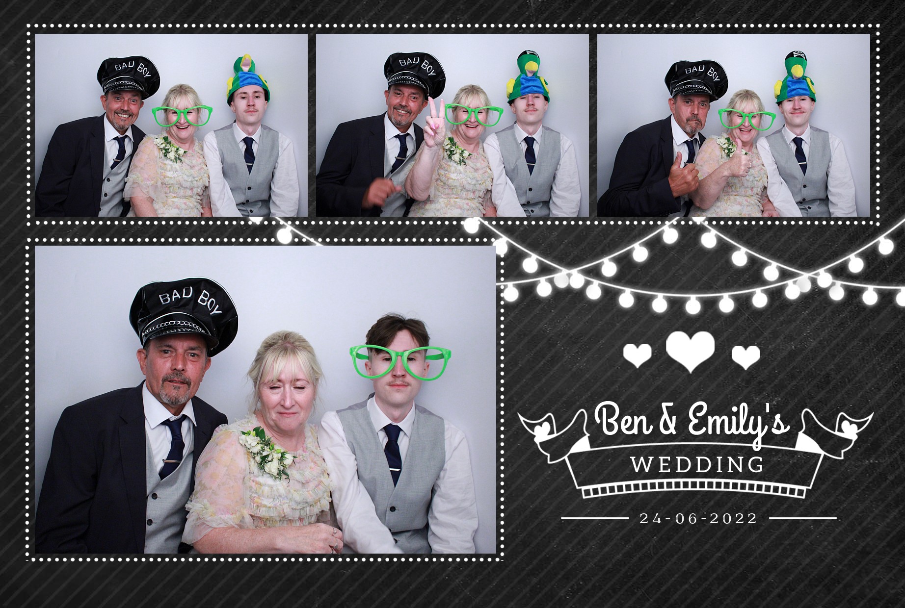 Ben & Emily's Wedding  | View more photos from the event at gallery.myphotoboothexperience.co.uk/u/MyPhotoBoothExperienceLtd/Ben-Emilys-Wedding