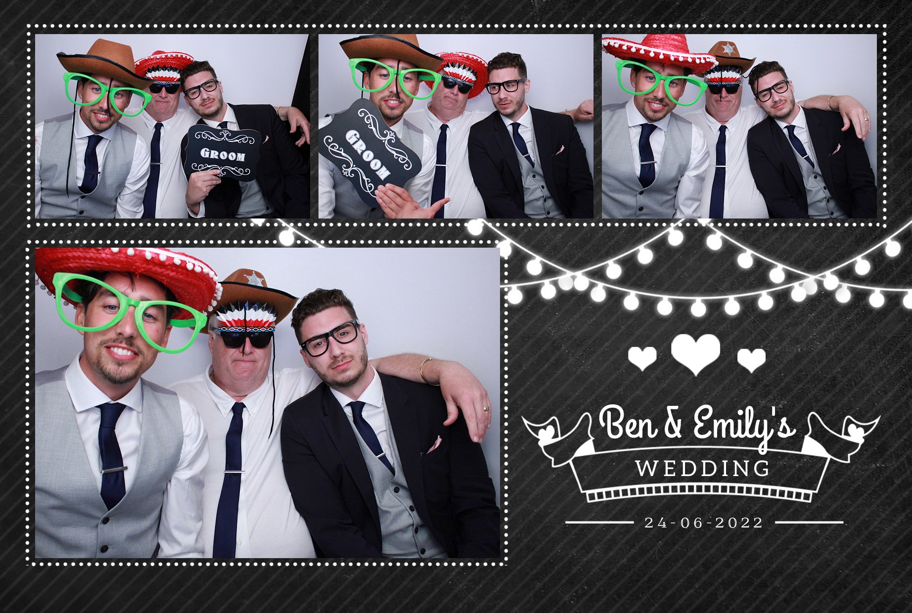 Ben & Emily's Wedding  | View more photos from the event at gallery.myphotoboothexperience.co.uk/u/MyPhotoBoothExperienceLtd/Ben-Emilys-Wedding