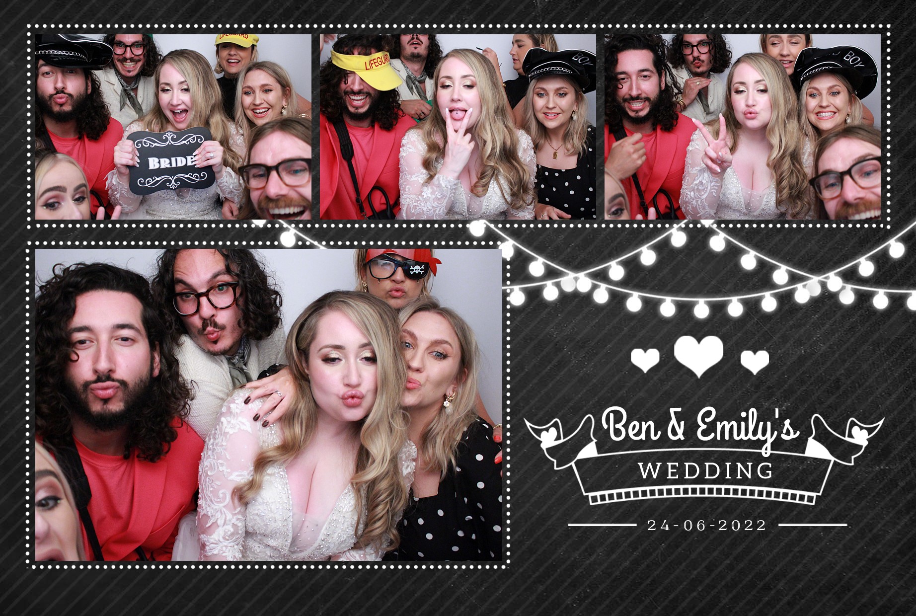 Ben & Emily's Wedding  | View more photos from the event at gallery.myphotoboothexperience.co.uk/u/MyPhotoBoothExperienceLtd/Ben-Emilys-Wedding