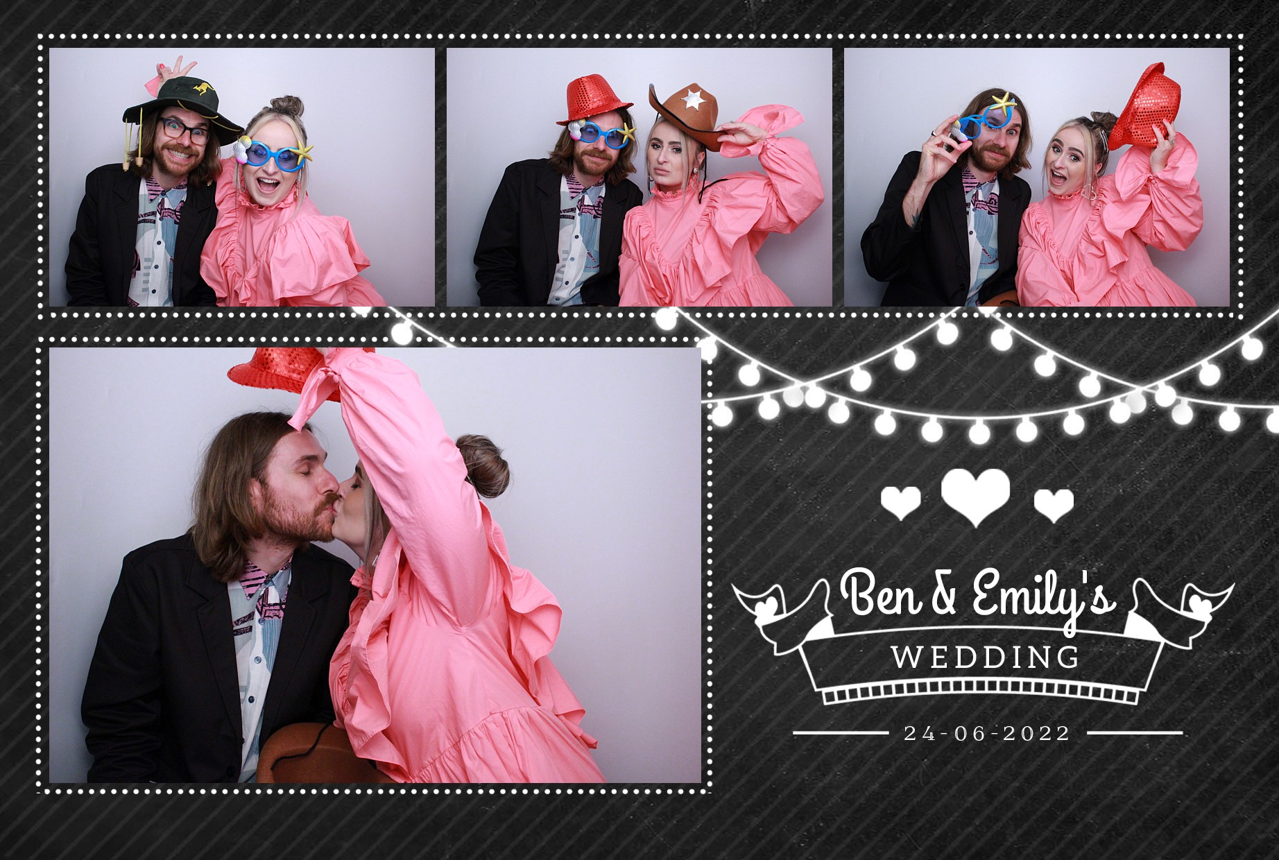 Ben & Emily's Wedding  | View more photos from the event at gallery.myphotoboothexperience.co.uk/u/MyPhotoBoothExperienceLtd/Ben-Emilys-Wedding