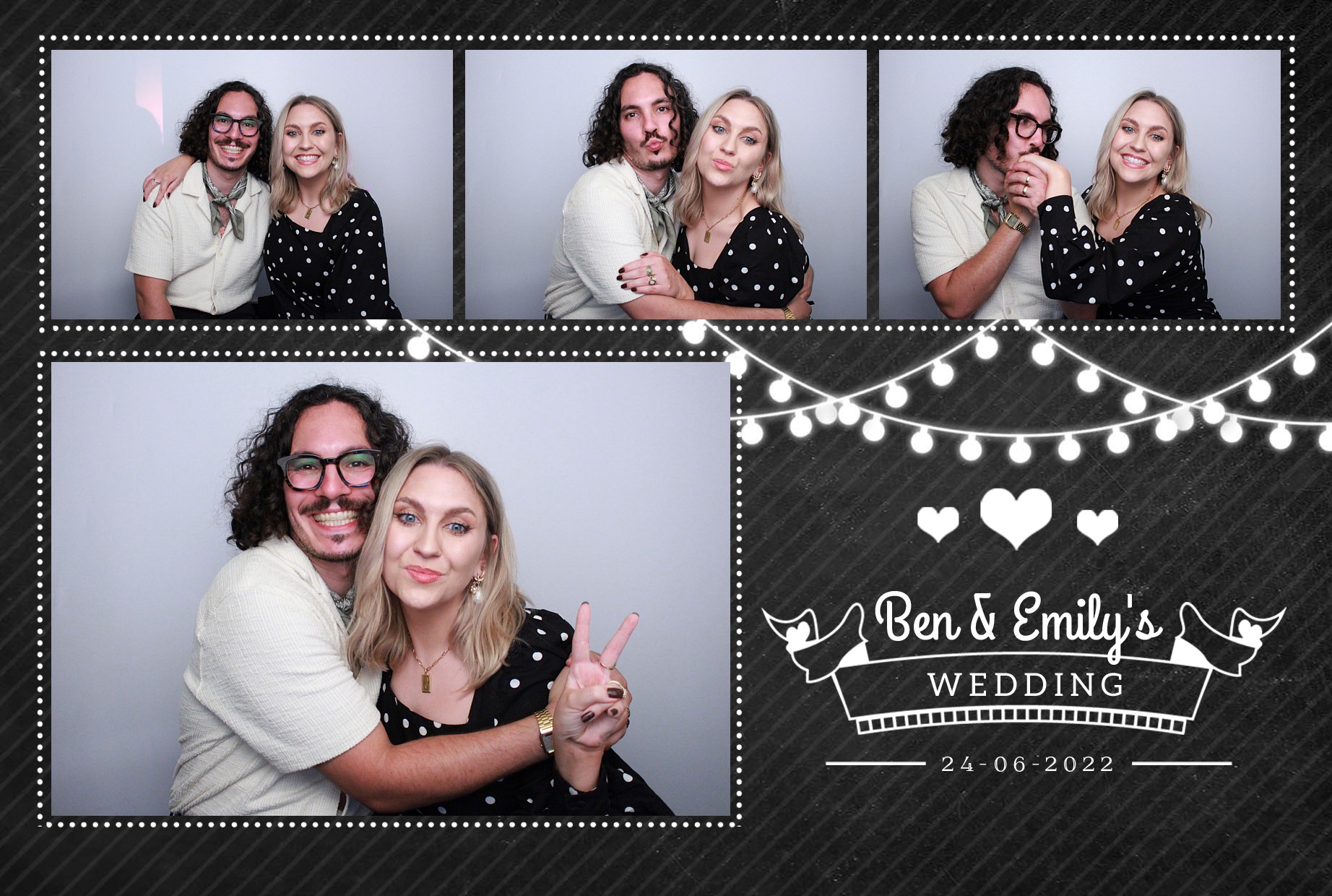 Ben & Emily's Wedding  | View more photos from the event at gallery.myphotoboothexperience.co.uk/u/MyPhotoBoothExperienceLtd/Ben-Emilys-Wedding