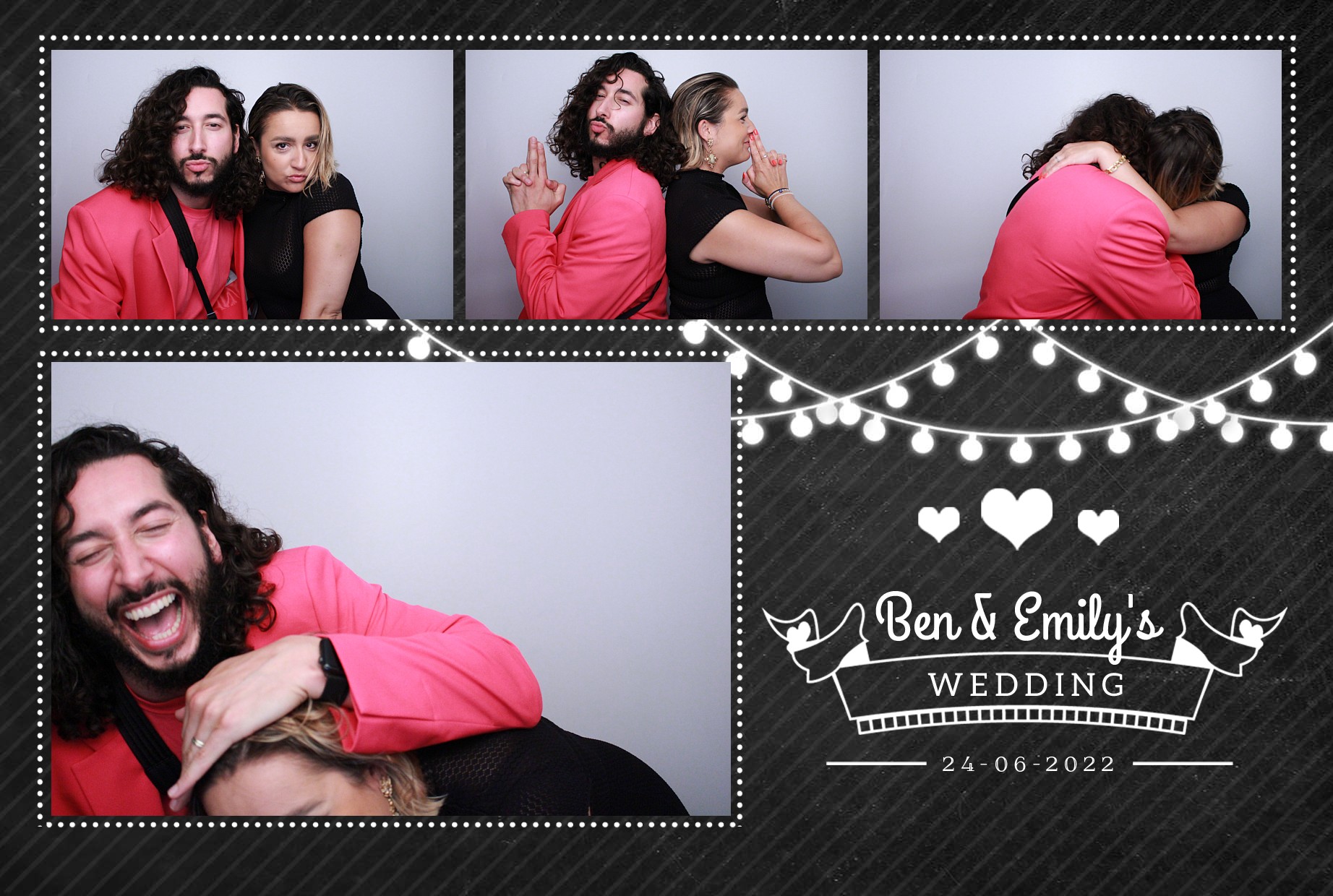 Ben & Emily's Wedding  | View more photos from the event at gallery.myphotoboothexperience.co.uk/u/MyPhotoBoothExperienceLtd/Ben-Emilys-Wedding