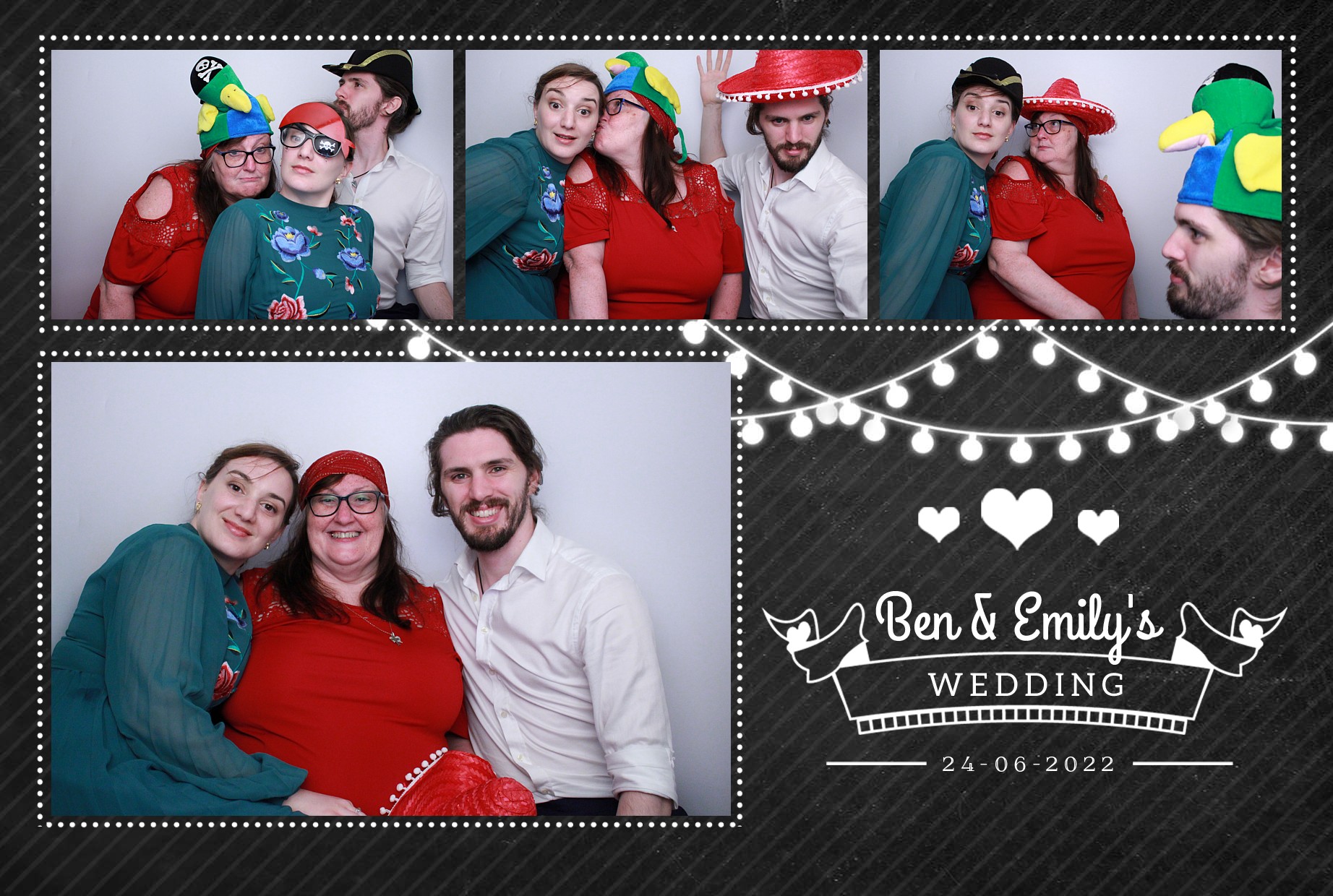 Ben & Emily's Wedding  | View more photos from the event at gallery.myphotoboothexperience.co.uk/u/MyPhotoBoothExperienceLtd/Ben-Emilys-Wedding