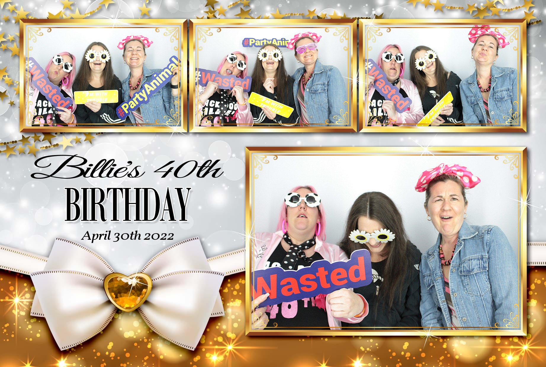 Billie's 40th Birthday  | View more photos from the event at gallery.myphotoboothexperience.co.uk/u/MyPhotoBoothExperienceLtd/Billies-40th-Birthday