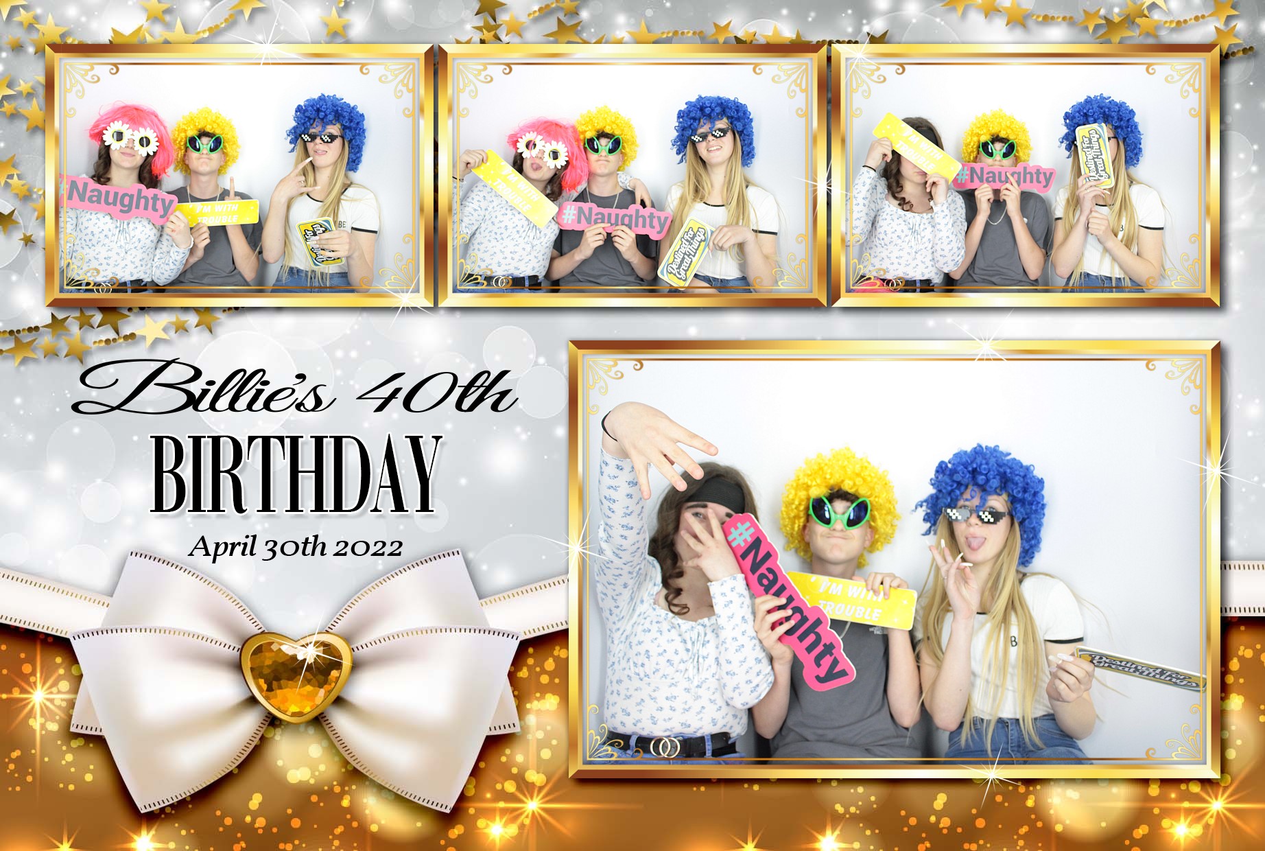 Billie's 40th Birthday  | View more photos from the event at gallery.myphotoboothexperience.co.uk/u/MyPhotoBoothExperienceLtd/Billies-40th-Birthday