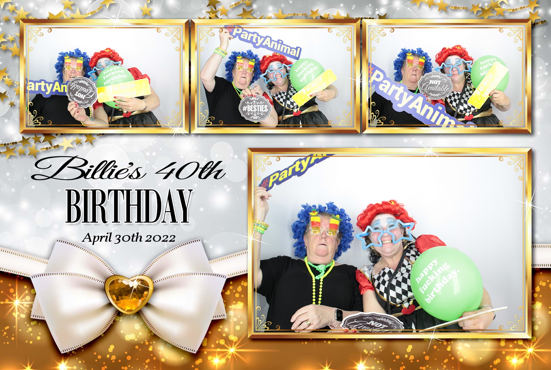 Billie's 40th Birthday  | View more photos from the event at gallery.myphotoboothexperience.co.uk/u/MyPhotoBoothExperienceLtd/Billies-40th-Birthday