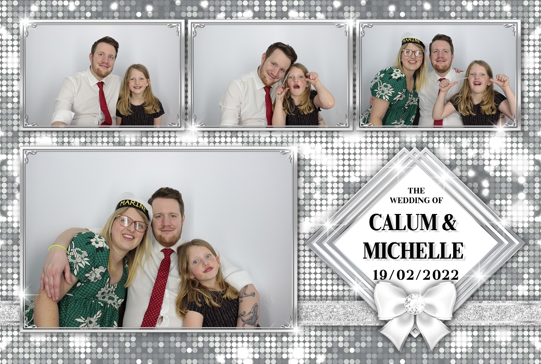 Calum and Michelle's  Wedding  | View more photos from the event at gallery.myphotoboothexperience.co.uk/u/MyPhotoBoothExperienceLtd/Calum-and-Michelles-Wedding