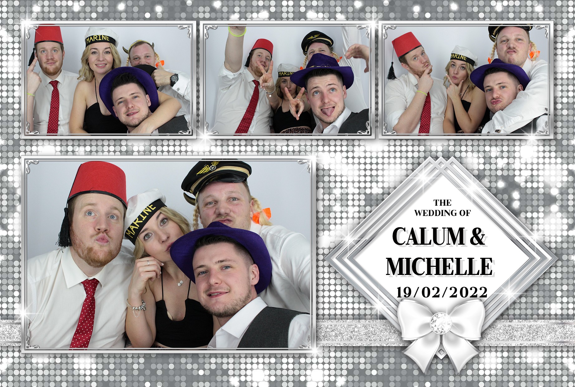 Calum and Michelle's  Wedding  | View more photos from the event at gallery.myphotoboothexperience.co.uk/u/MyPhotoBoothExperienceLtd/Calum-and-Michelles-Wedding