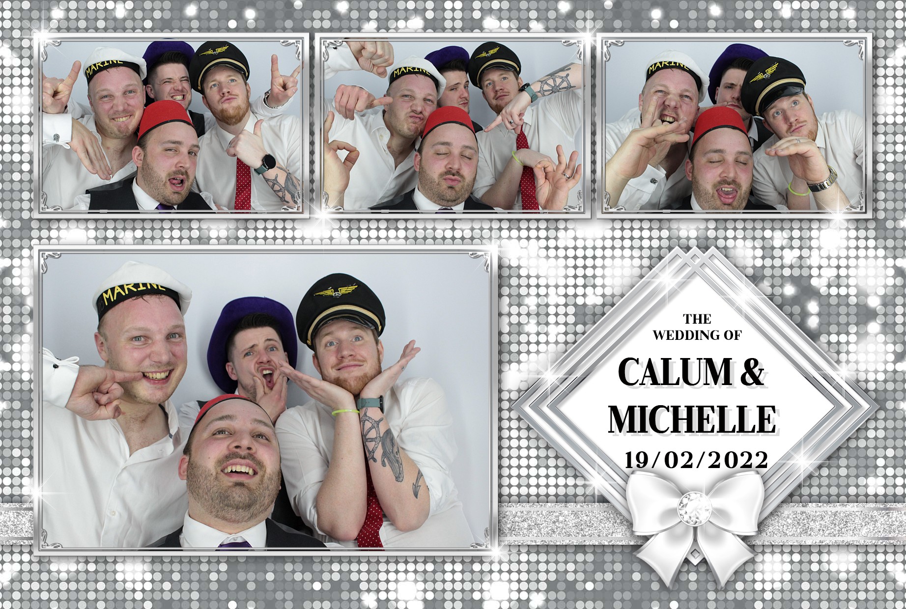 Calum and Michelle's  Wedding  | View more photos from the event at gallery.myphotoboothexperience.co.uk/u/MyPhotoBoothExperienceLtd/Calum-and-Michelles-Wedding